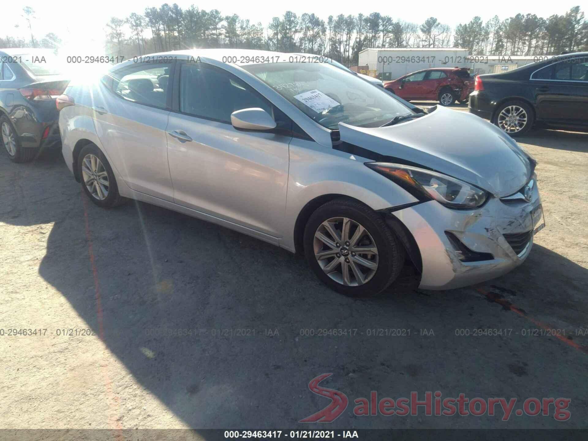 KMHDH4AE0GU541849 2016 HYUNDAI ELANTRA