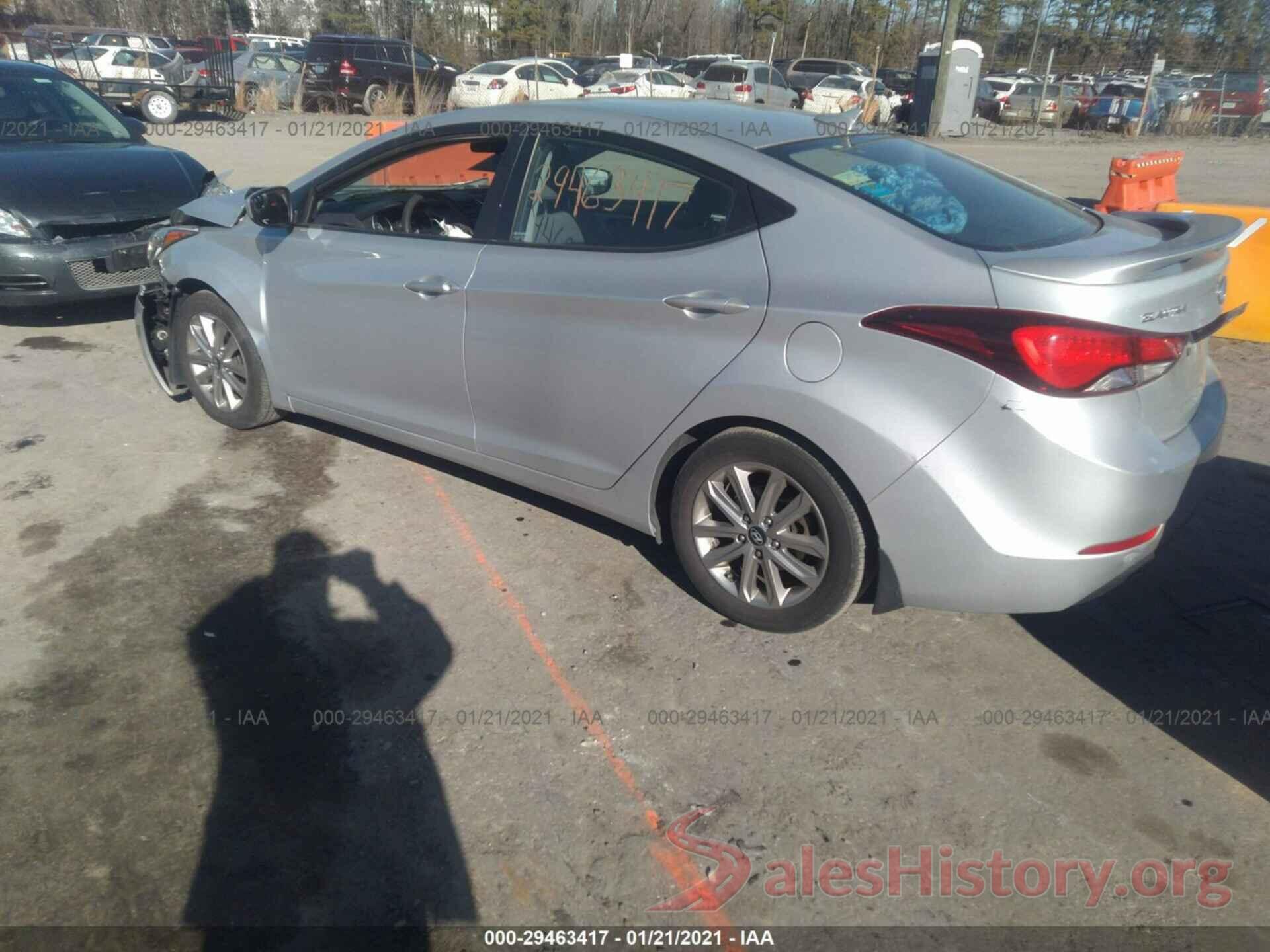 KMHDH4AE0GU541849 2016 HYUNDAI ELANTRA