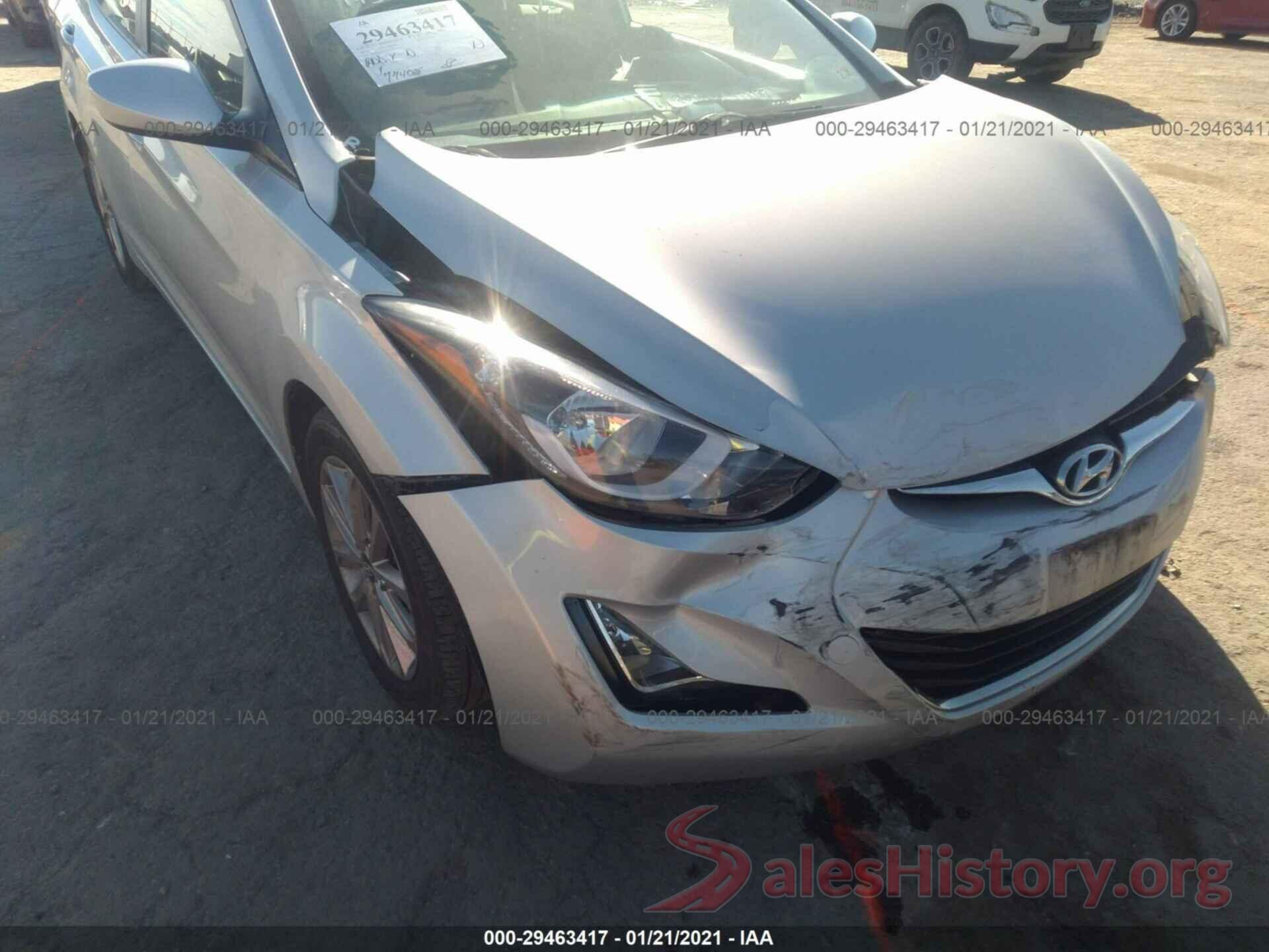 KMHDH4AE0GU541849 2016 HYUNDAI ELANTRA