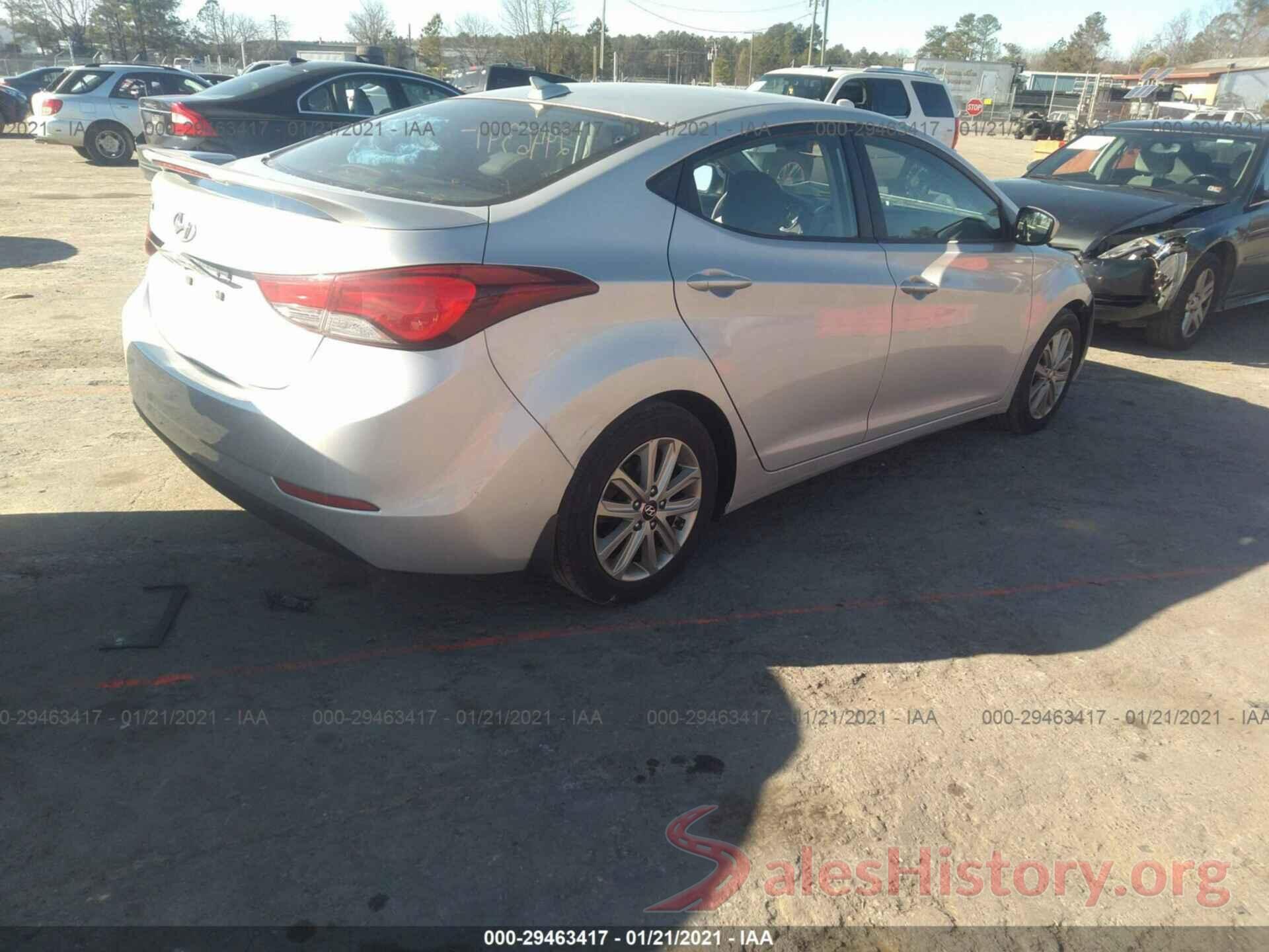 KMHDH4AE0GU541849 2016 HYUNDAI ELANTRA