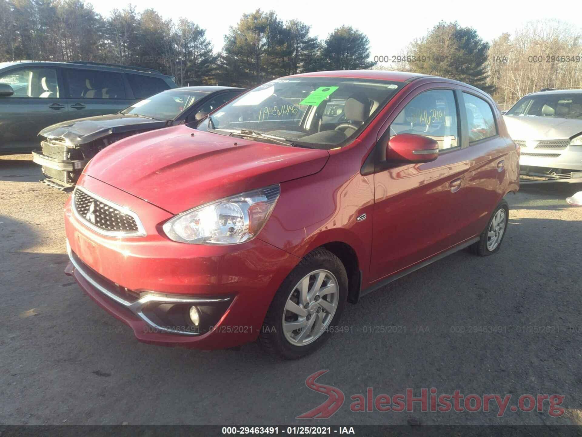 ML32A4HJ3KH006182 2019 MITSUBISHI MIRAGE