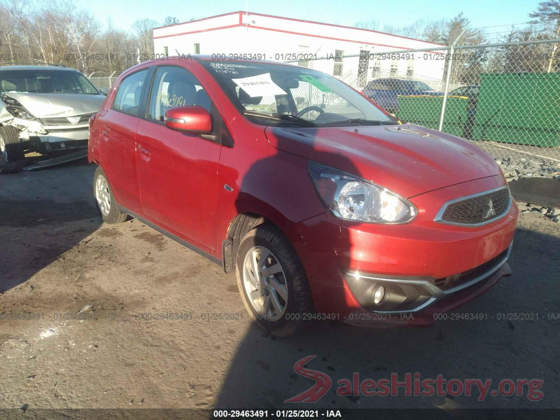 ML32A4HJ3KH006182 2019 MITSUBISHI MIRAGE