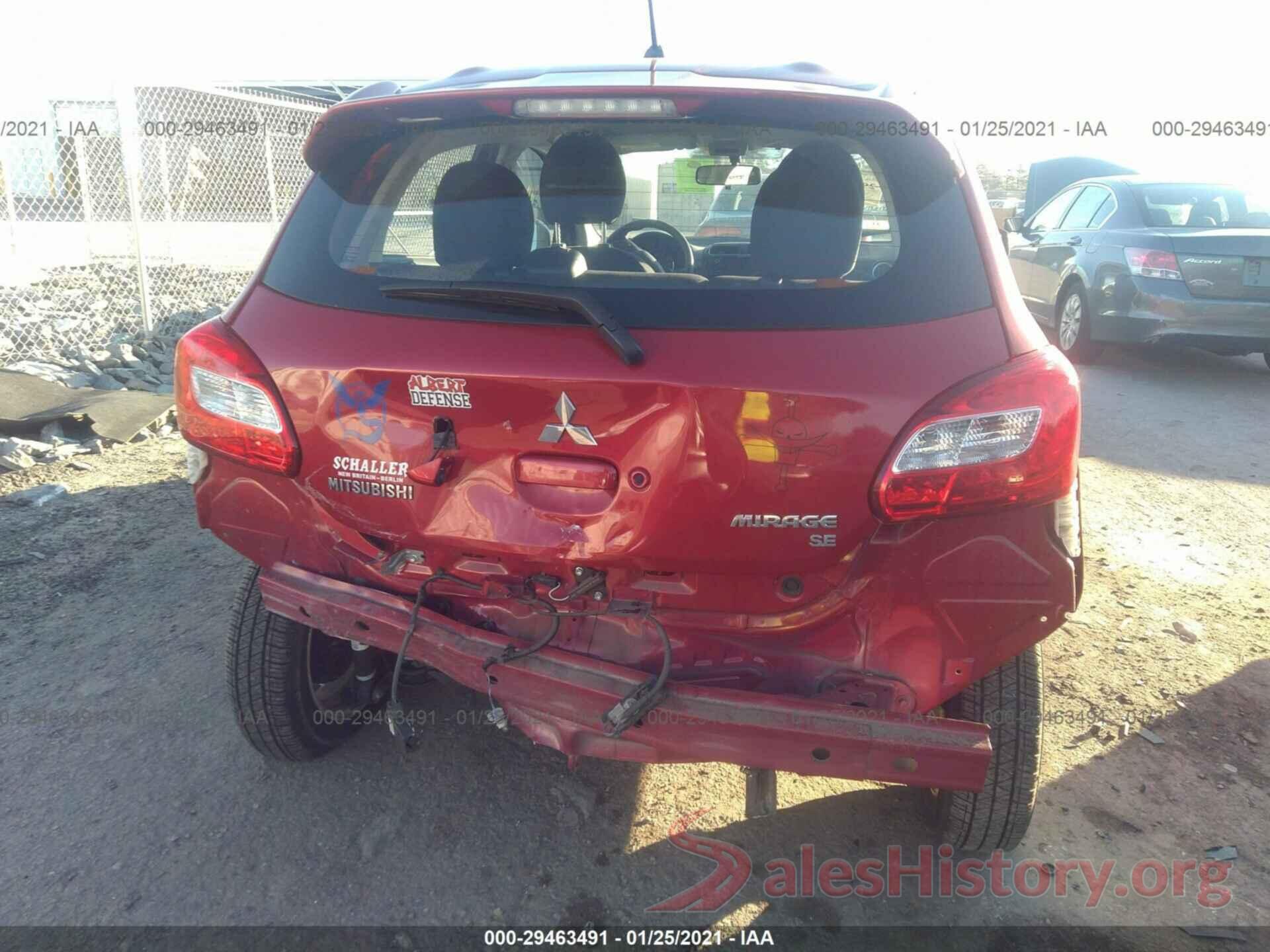 ML32A4HJ3KH006182 2019 MITSUBISHI MIRAGE