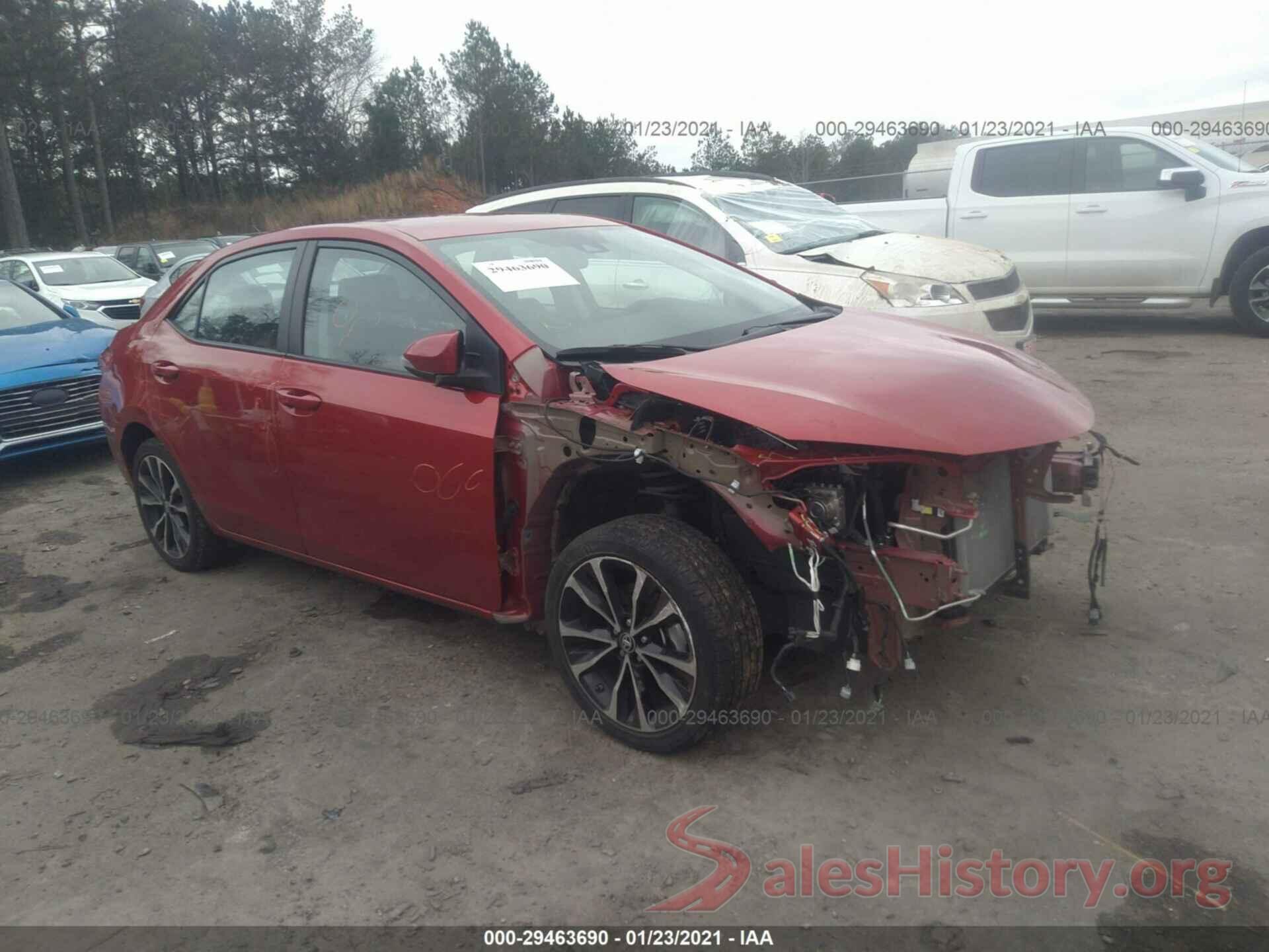 5YFBURHE1KP858877 2019 TOYOTA COROLLA