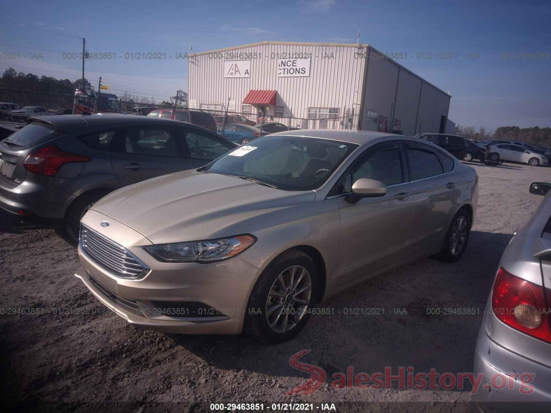 3FA6P0HD4HR256477 2017 FORD FUSION