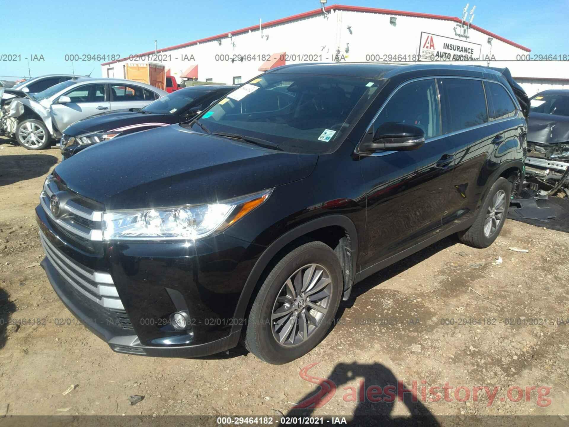 5TDKZRFH3KS567920 2019 TOYOTA HIGHLANDER