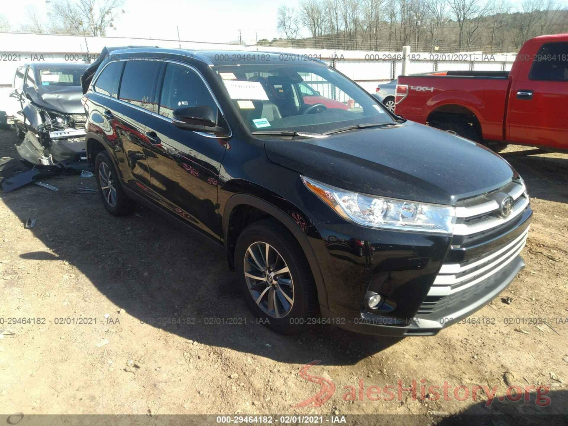 5TDKZRFH3KS567920 2019 TOYOTA HIGHLANDER