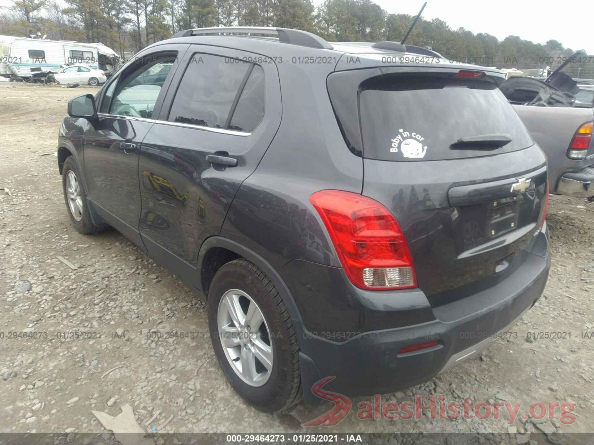 3GNCJLSB6GL117354 2016 CHEVROLET TRAX