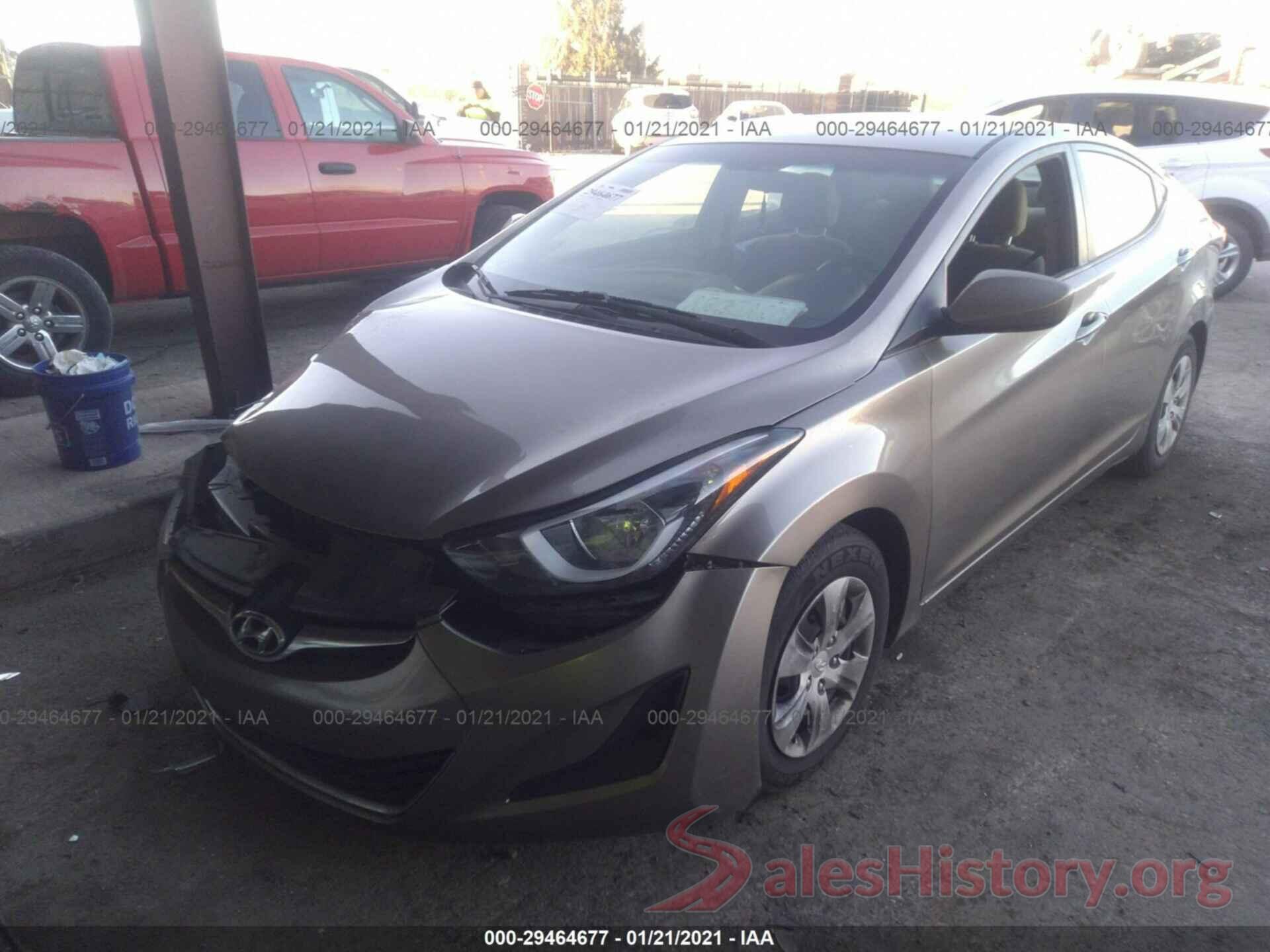 5NPDH4AE0GH700867 2016 HYUNDAI ELANTRA