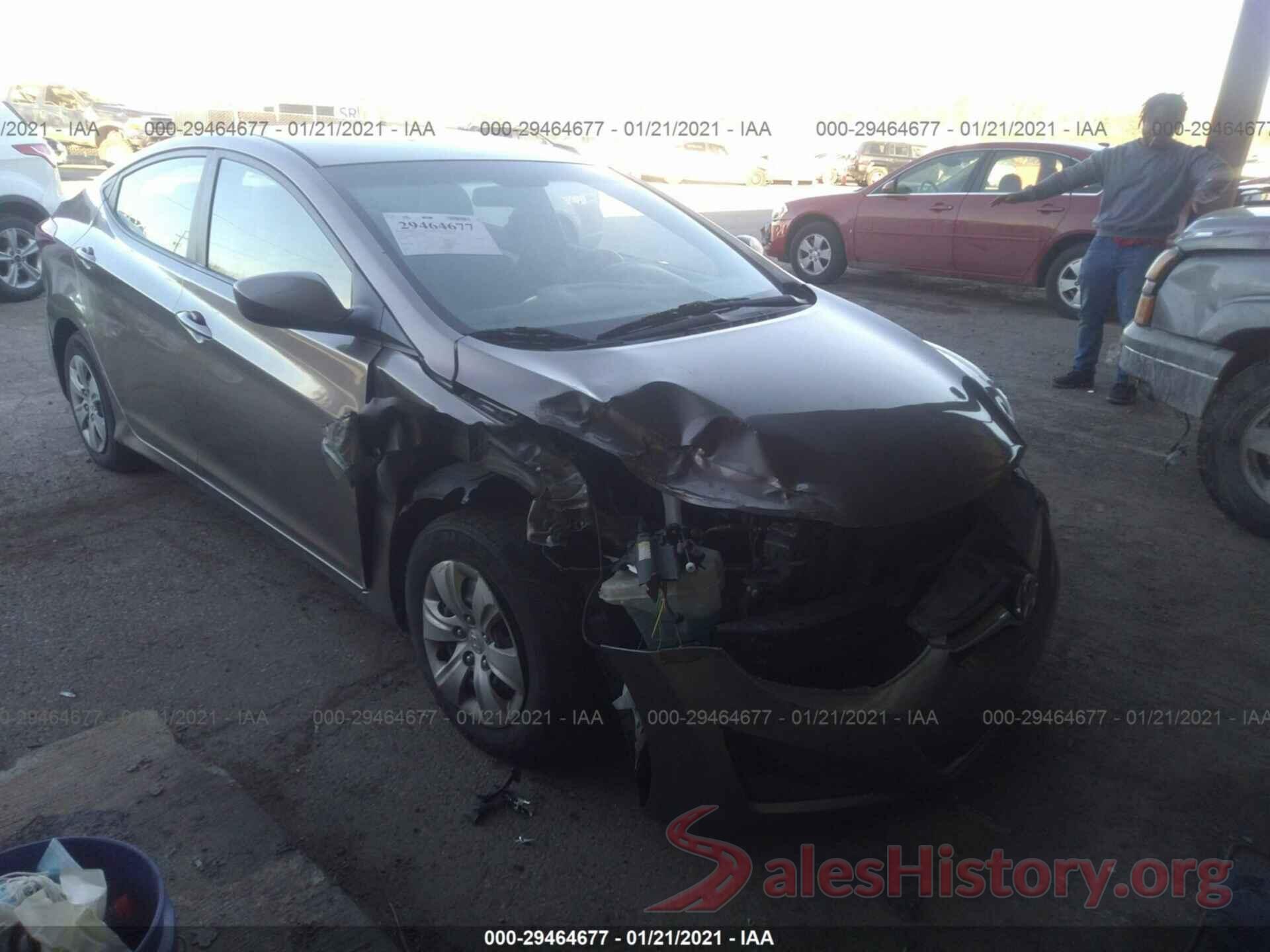 5NPDH4AE0GH700867 2016 HYUNDAI ELANTRA