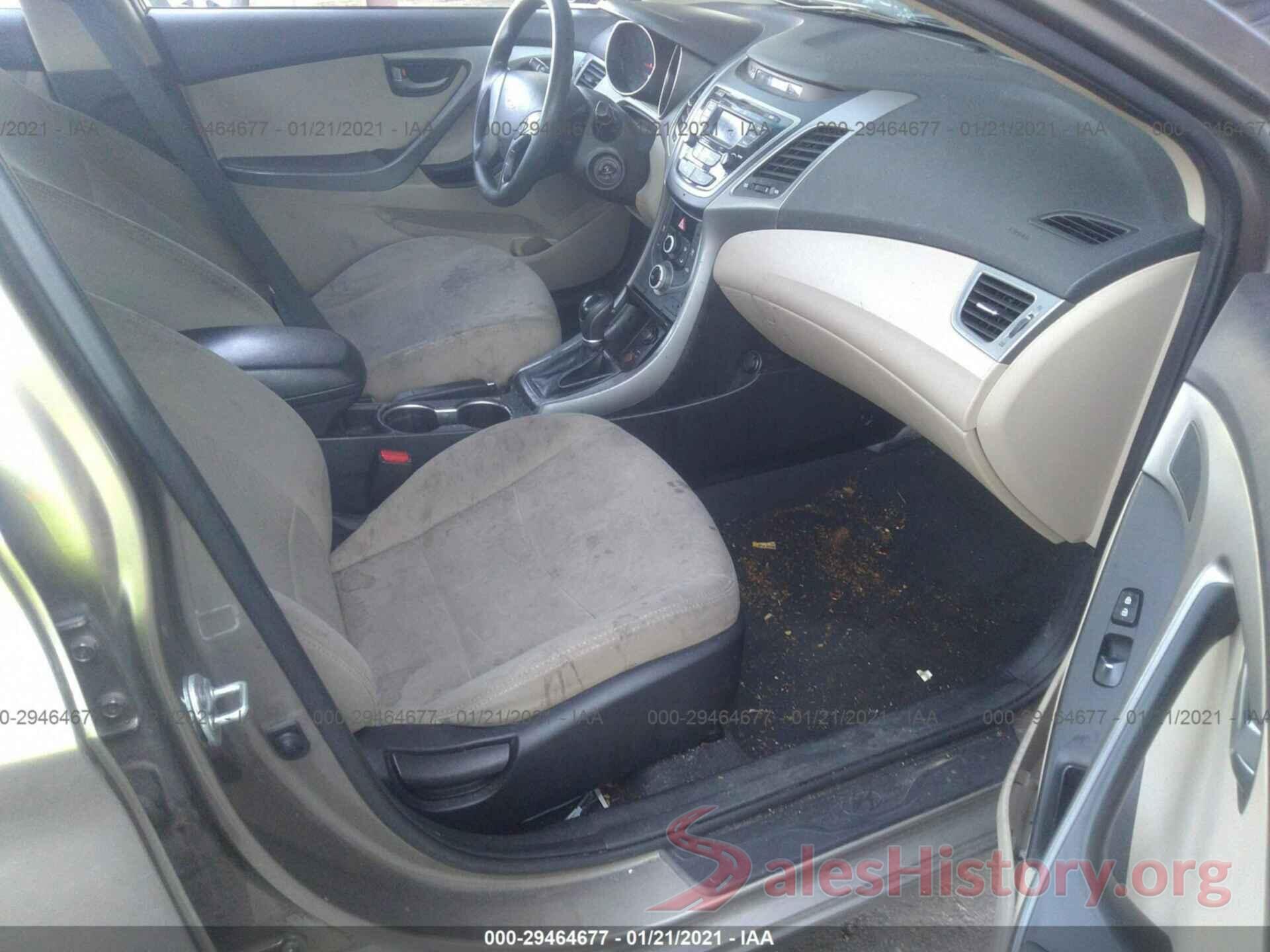 5NPDH4AE0GH700867 2016 HYUNDAI ELANTRA