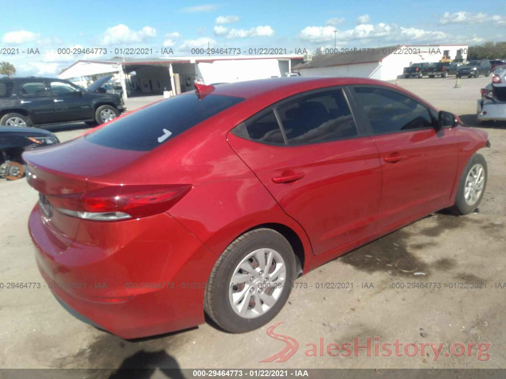 5NPD74LF9HH197334 2017 HYUNDAI ELANTRA