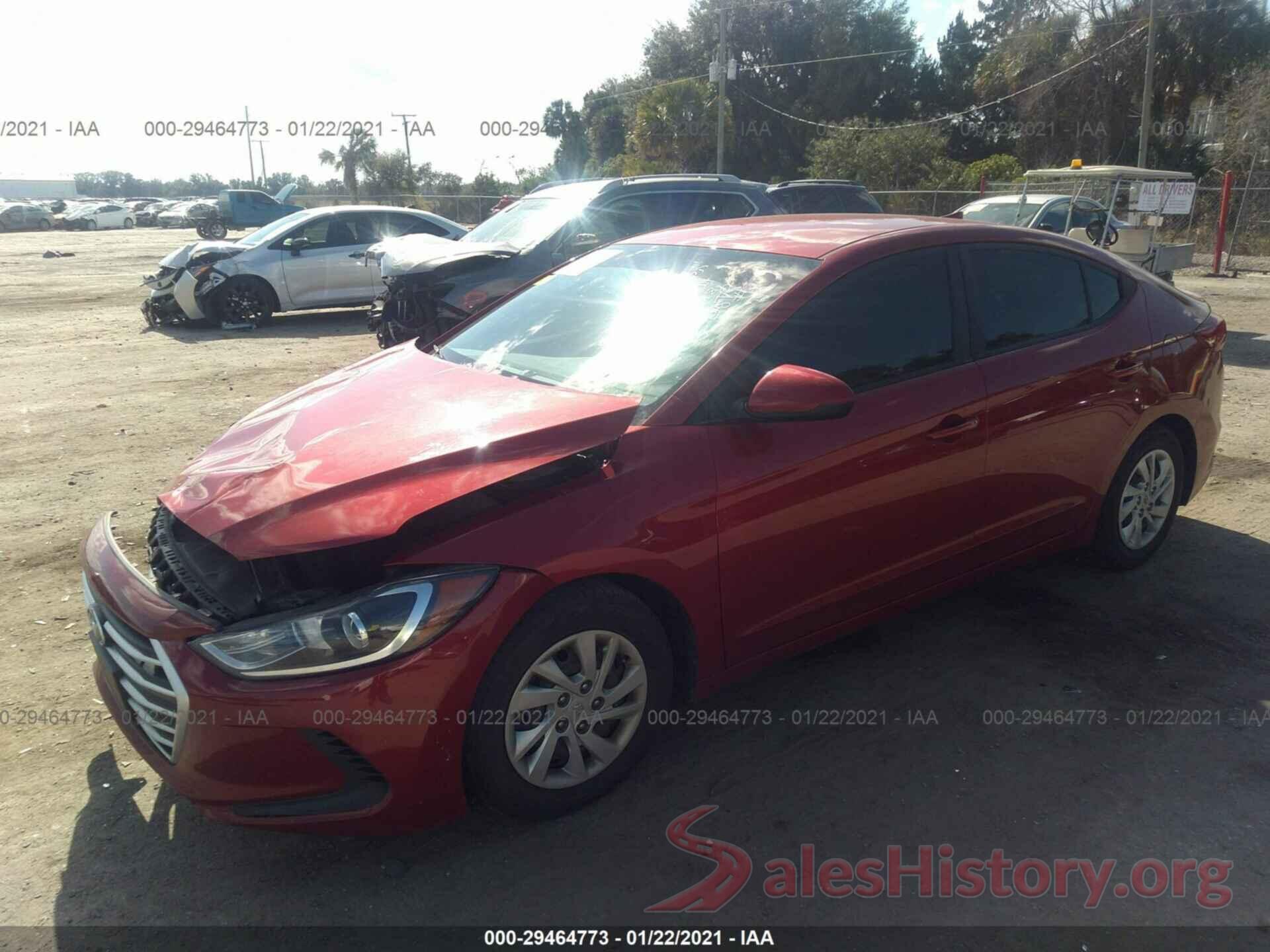 5NPD74LF9HH197334 2017 HYUNDAI ELANTRA