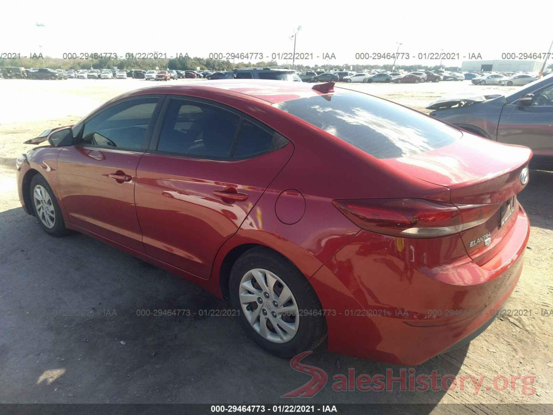 5NPD74LF9HH197334 2017 HYUNDAI ELANTRA