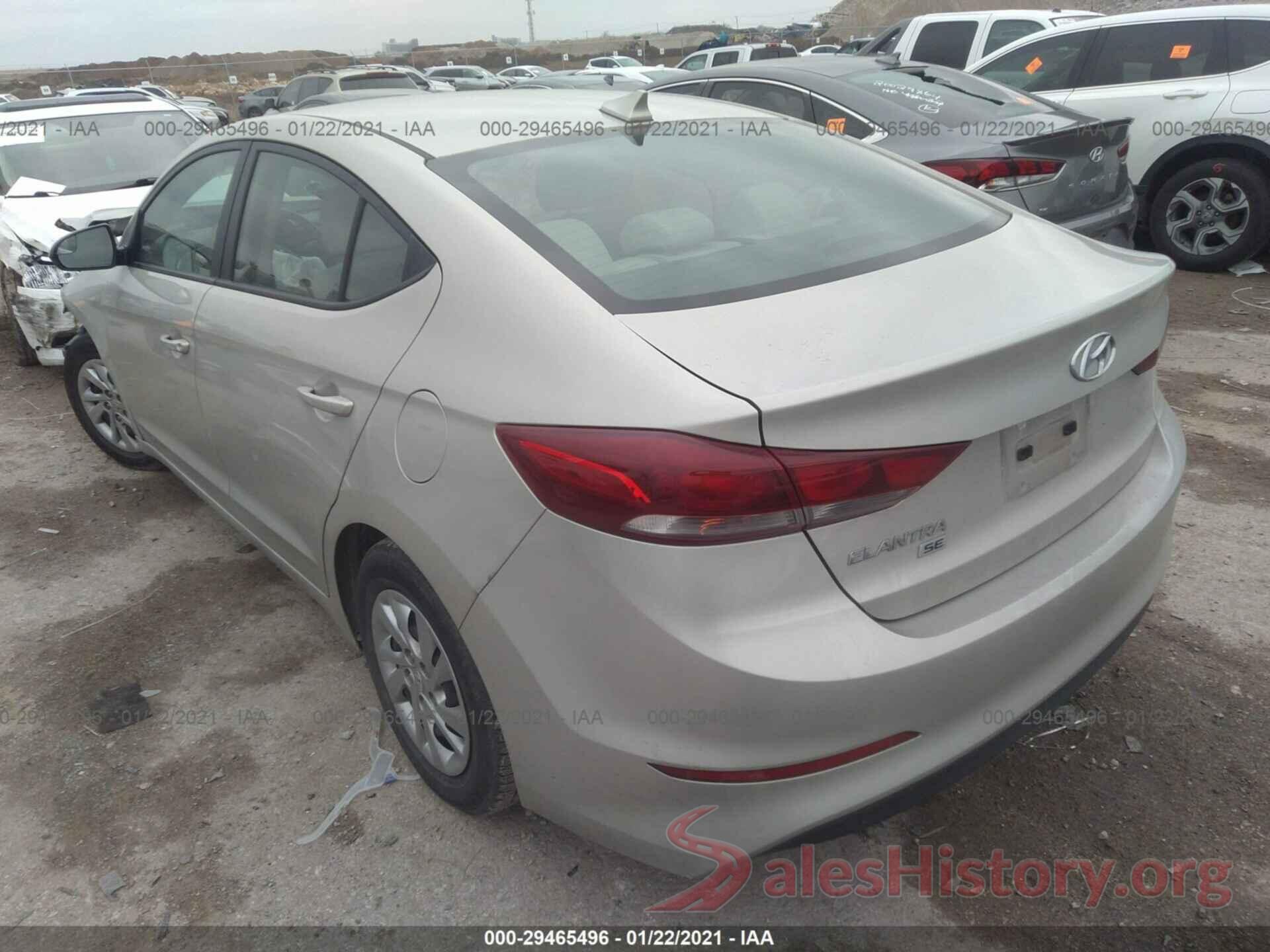 KMHD74LF1HU099643 2017 HYUNDAI ELANTRA