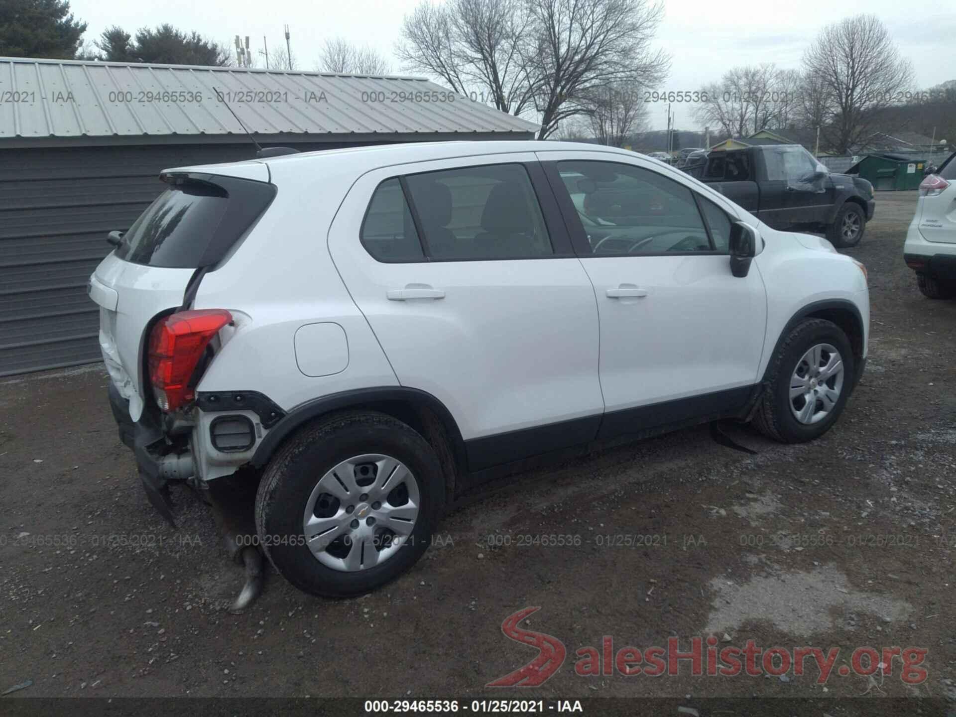 KL7CJKSB4GB540452 2016 CHEVROLET TRAX