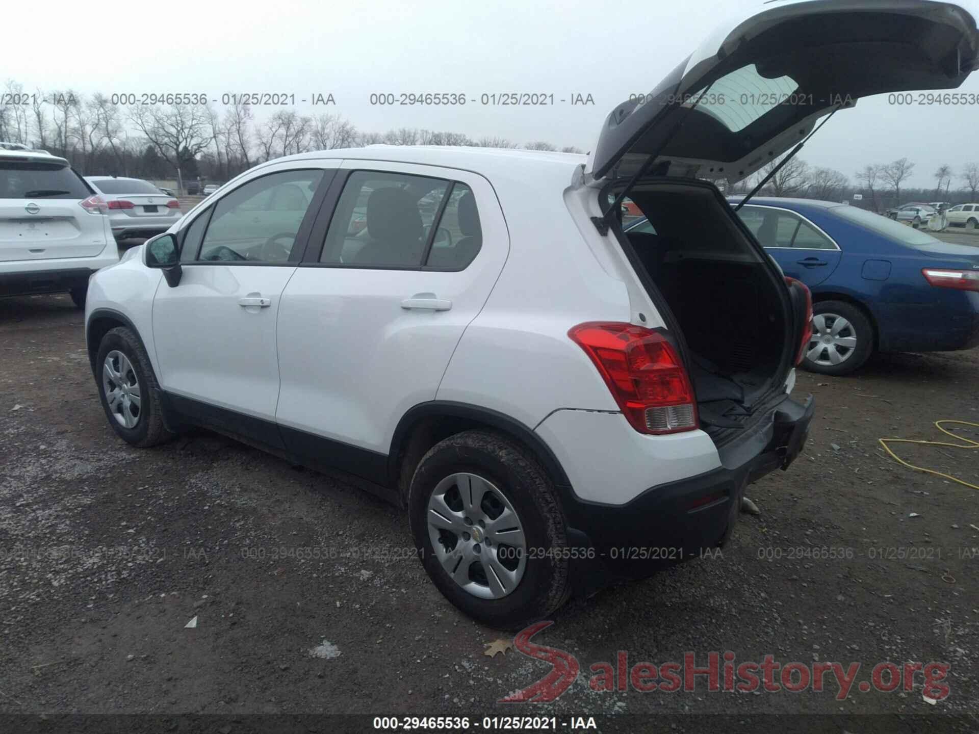 KL7CJKSB4GB540452 2016 CHEVROLET TRAX