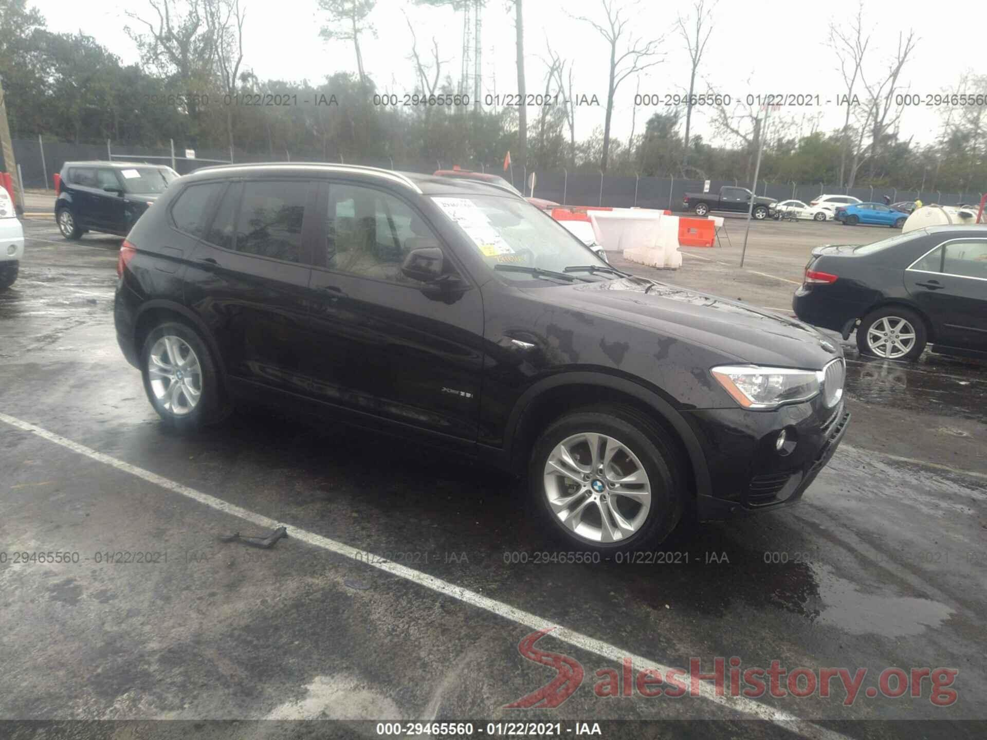 5UXWX7C55H0U40201 2017 BMW X3