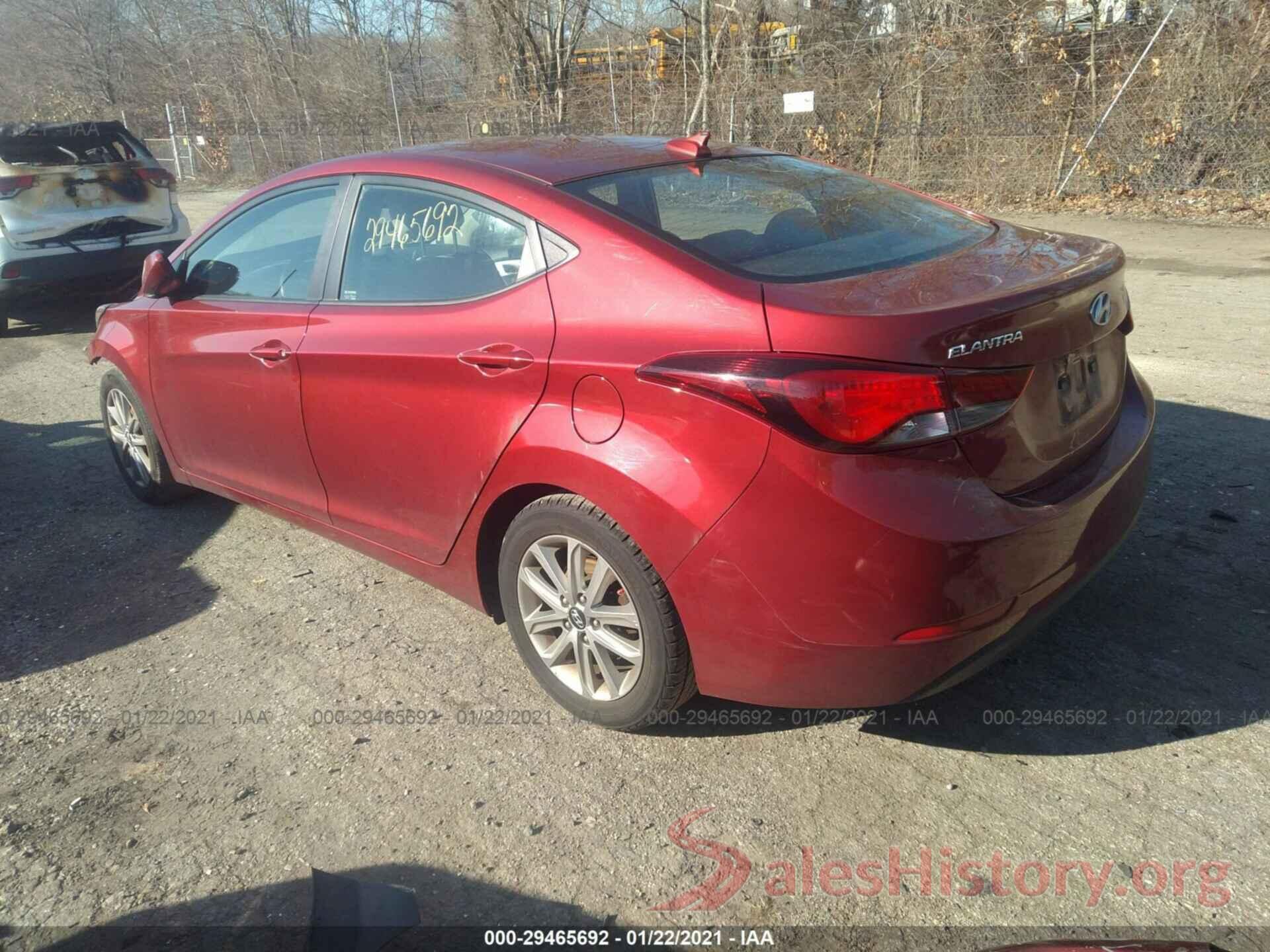 5NPDH4AE1GH762794 2016 HYUNDAI ELANTRA