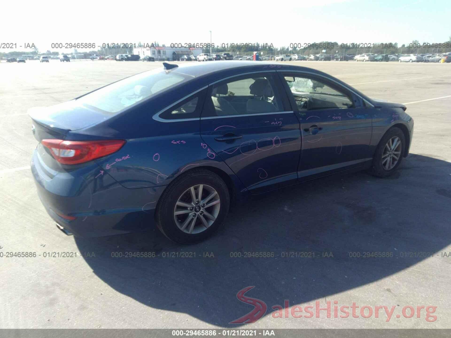 5NPE24AF0GH377919 2016 HYUNDAI SONATA