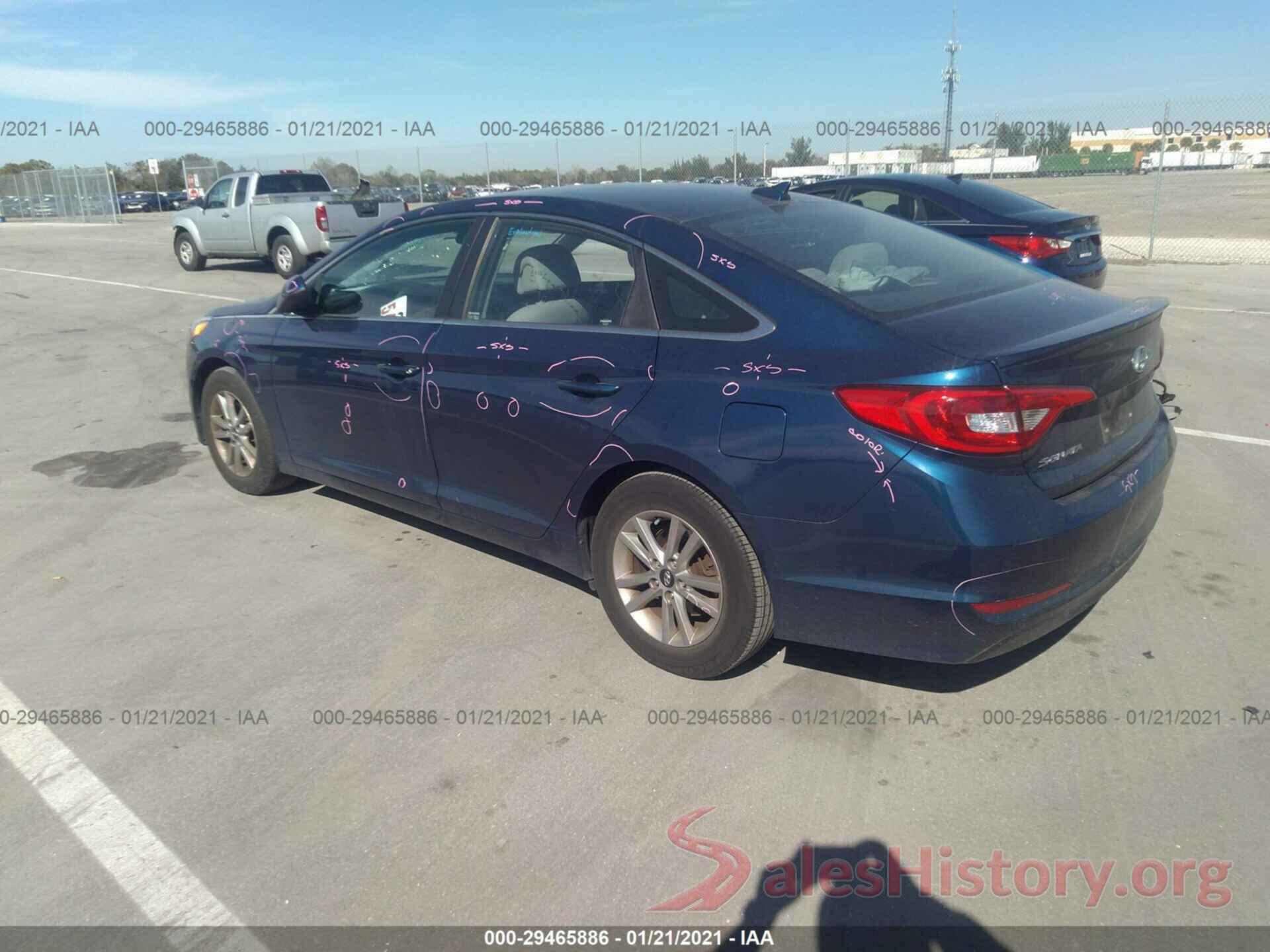 5NPE24AF0GH377919 2016 HYUNDAI SONATA