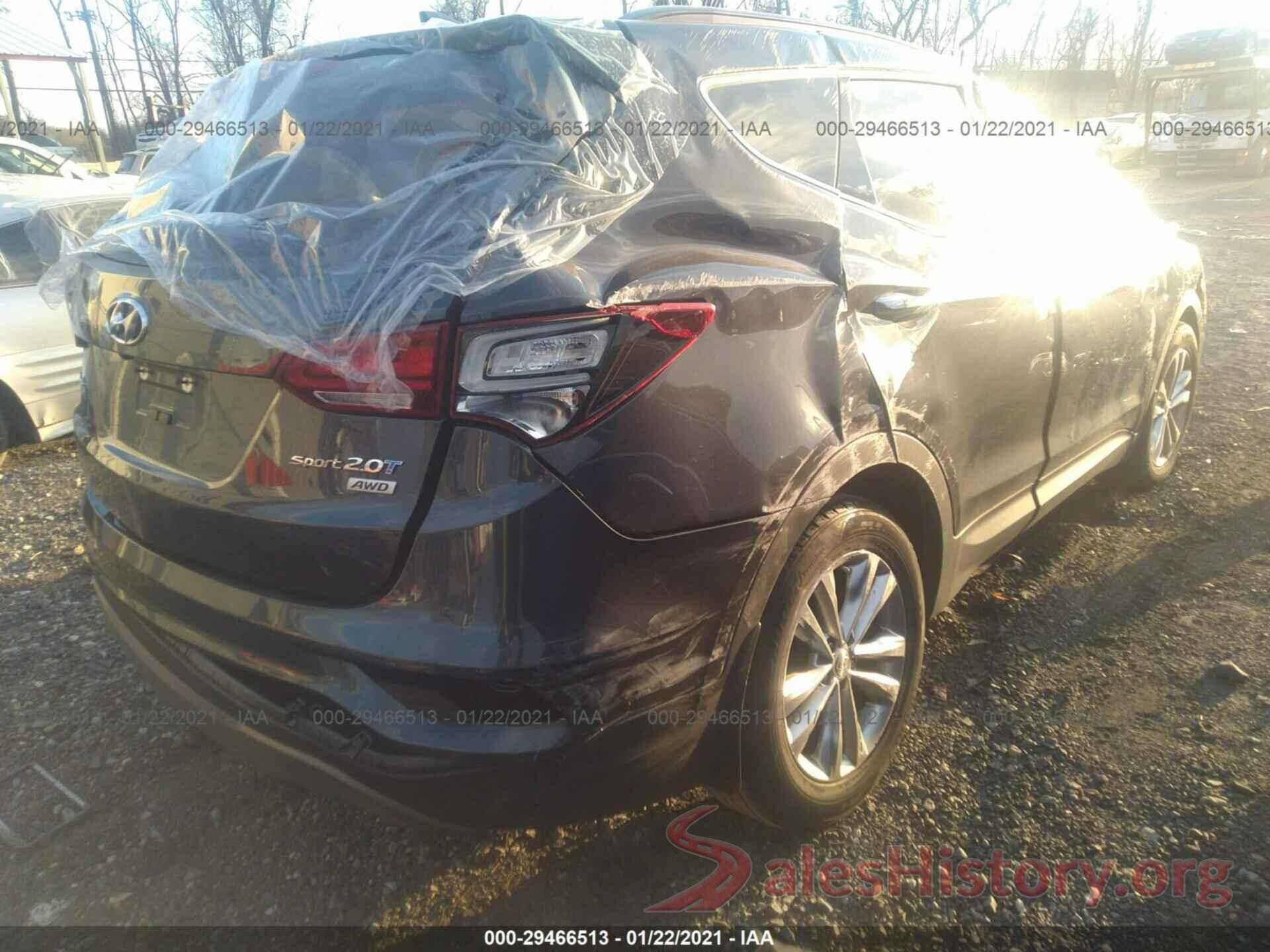 5XYZUDLA9HG489267 2017 HYUNDAI SANTA FE SPORT