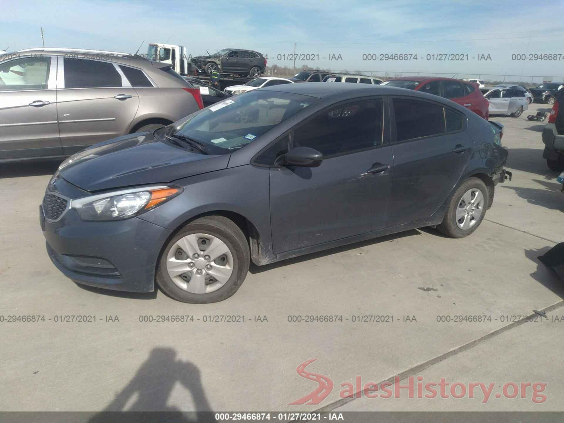 KNAFK4A64G5585190 2016 KIA FORTE