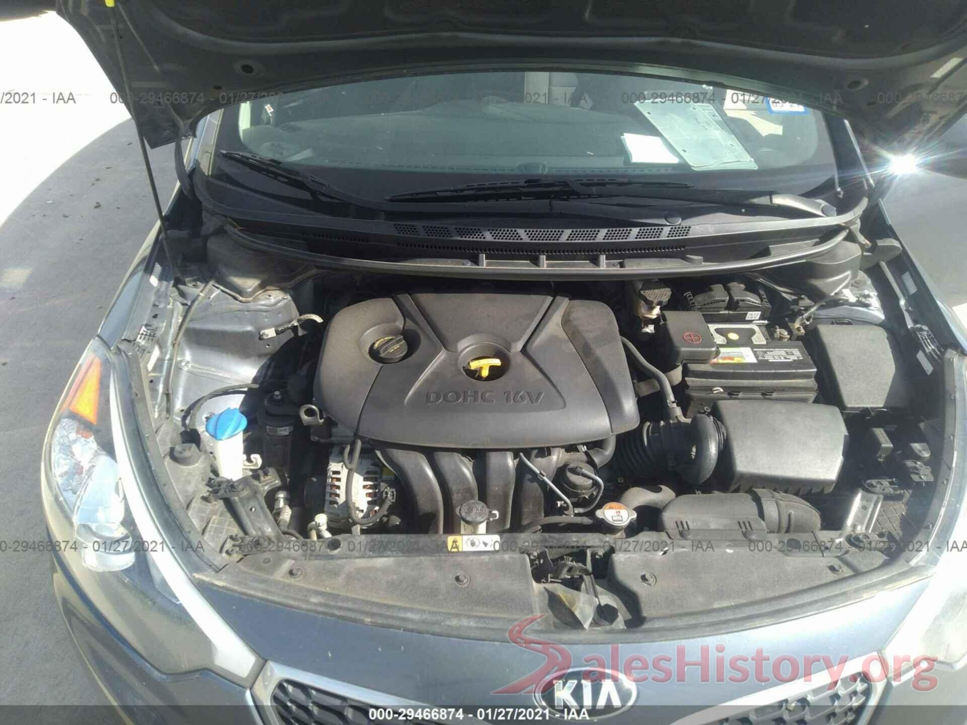 KNAFK4A64G5585190 2016 KIA FORTE