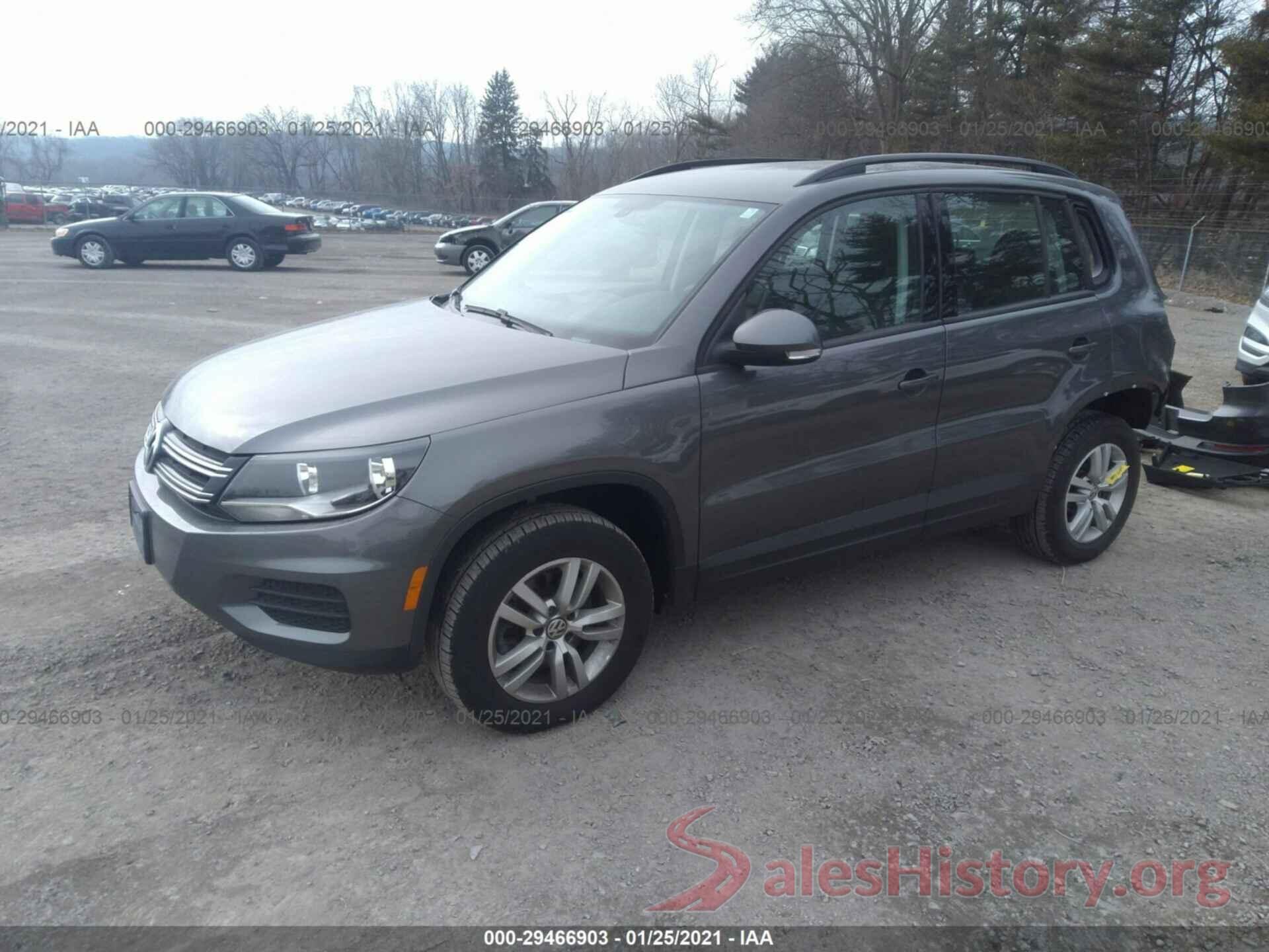 WVGAV7AX6GW612975 2016 VOLKSWAGEN TIGUAN