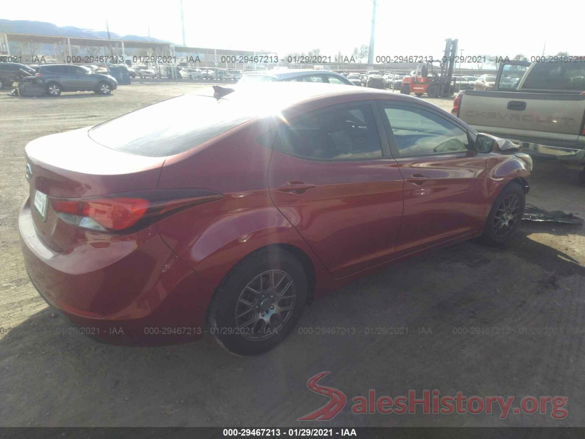 5NPDH4AE7GH769443 2016 HYUNDAI ELANTRA