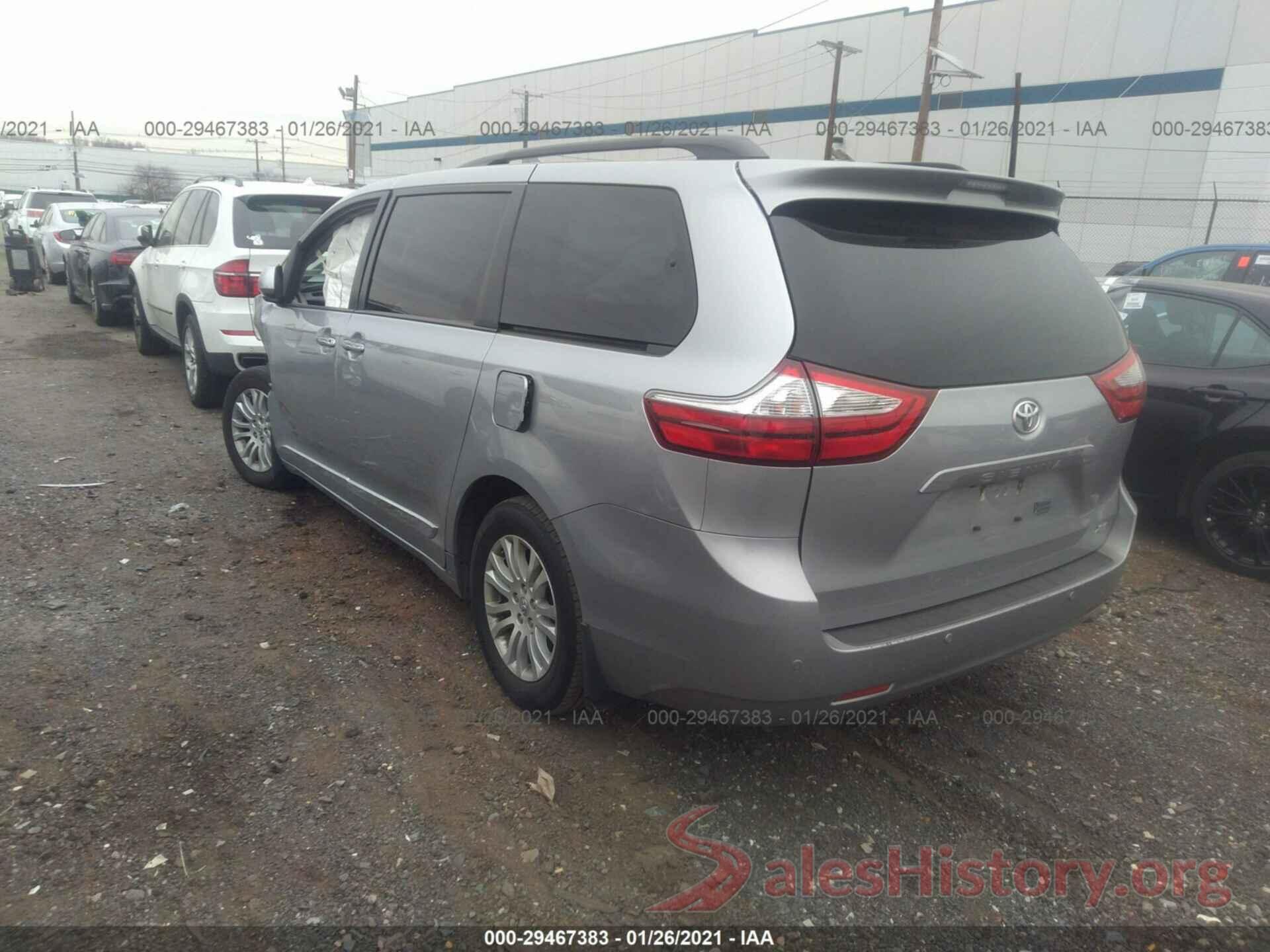 5TDYZ3DC5HS887604 2017 TOYOTA SIENNA