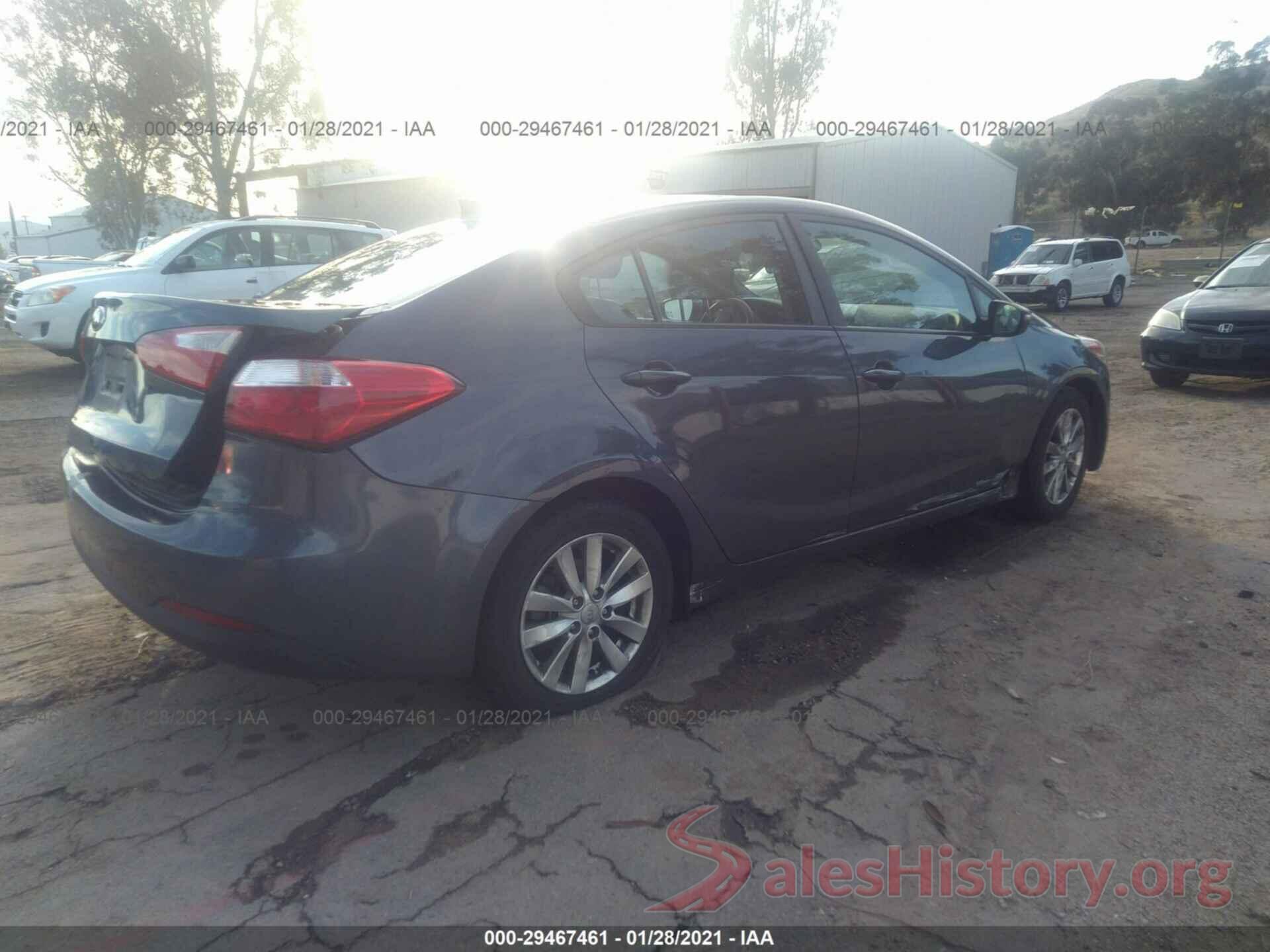 KNAFX4A68G5560147 2016 KIA FORTE