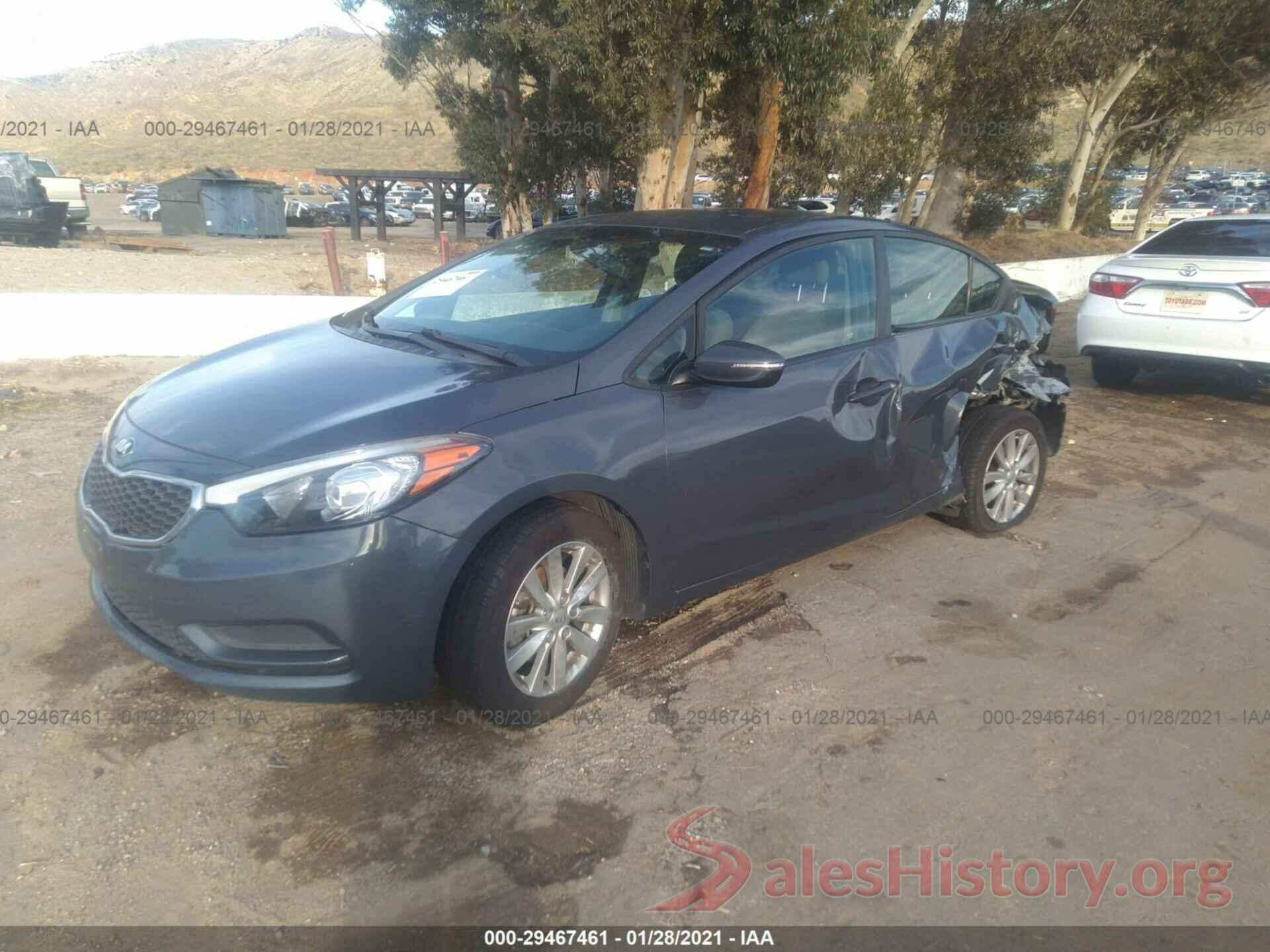 KNAFX4A68G5560147 2016 KIA FORTE