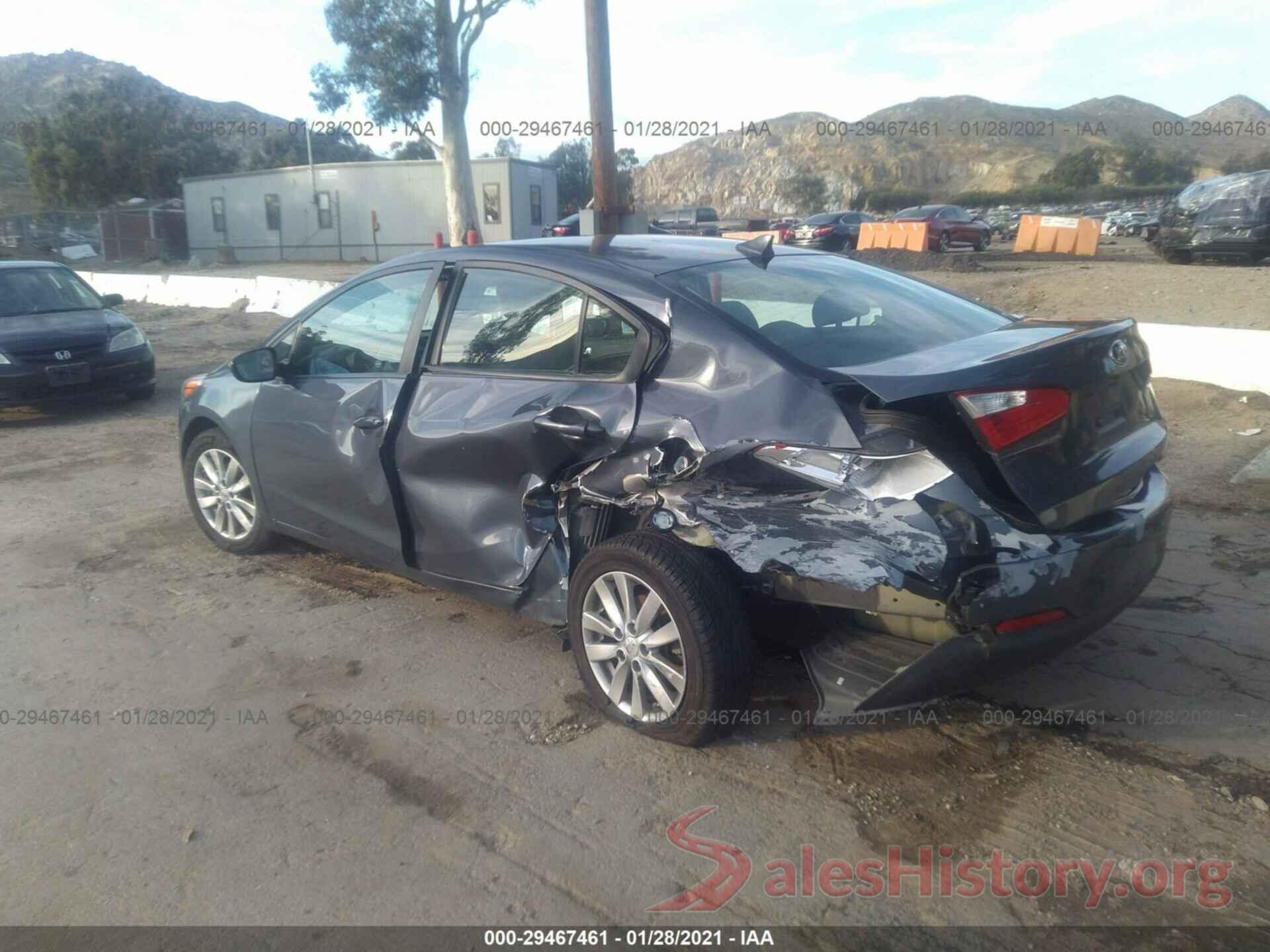 KNAFX4A68G5560147 2016 KIA FORTE