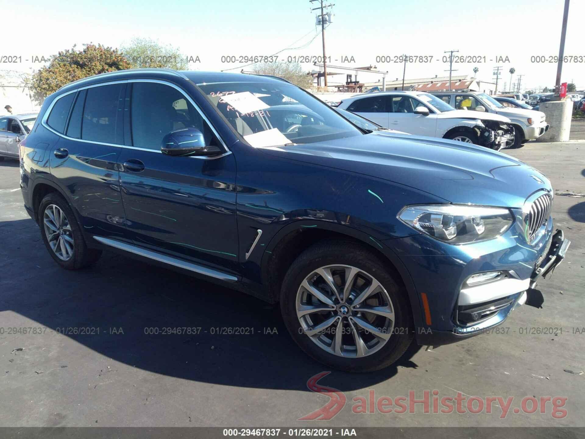 5UXTR7C54KLR48601 2019 BMW X3