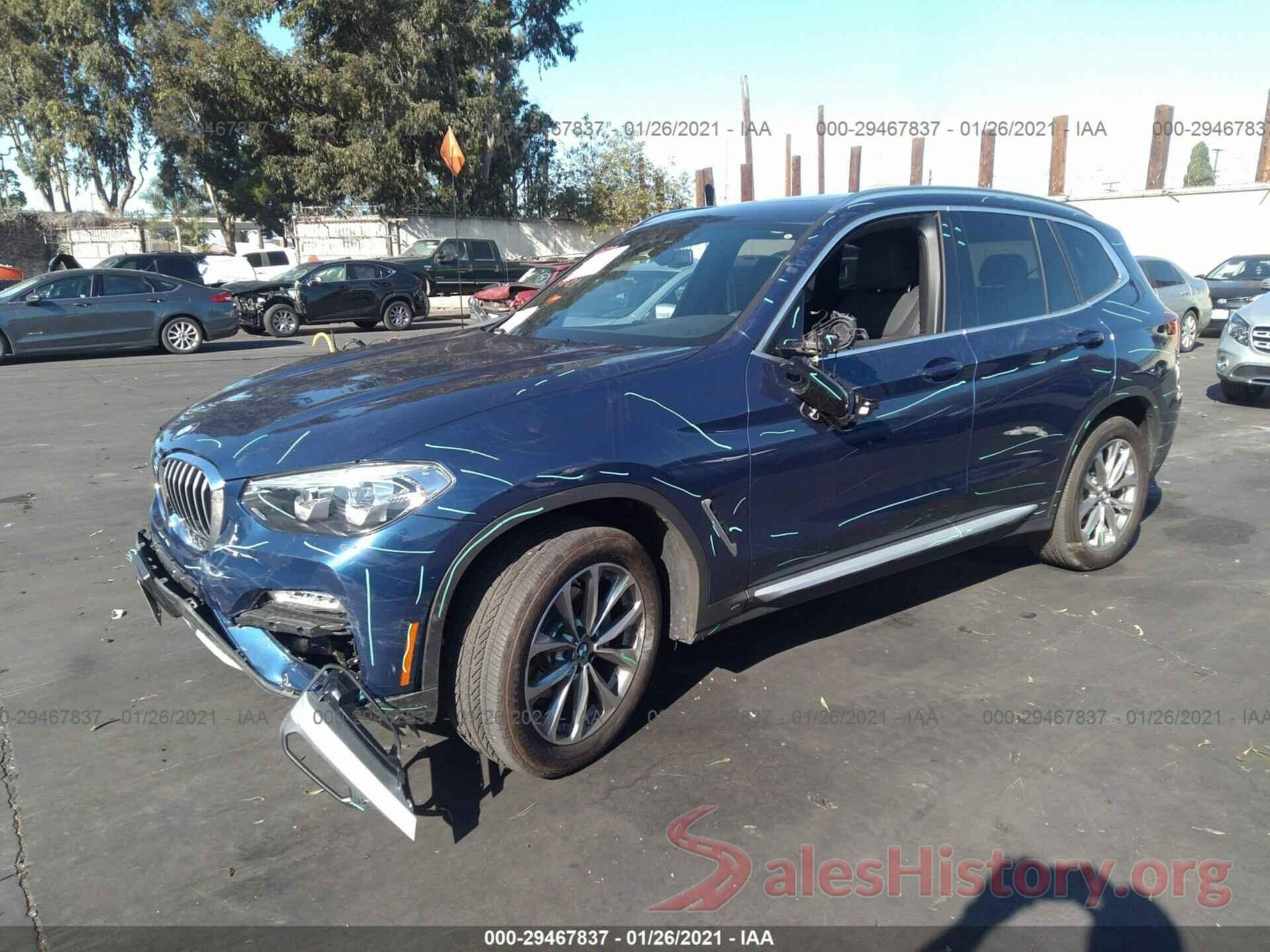 5UXTR7C54KLR48601 2019 BMW X3