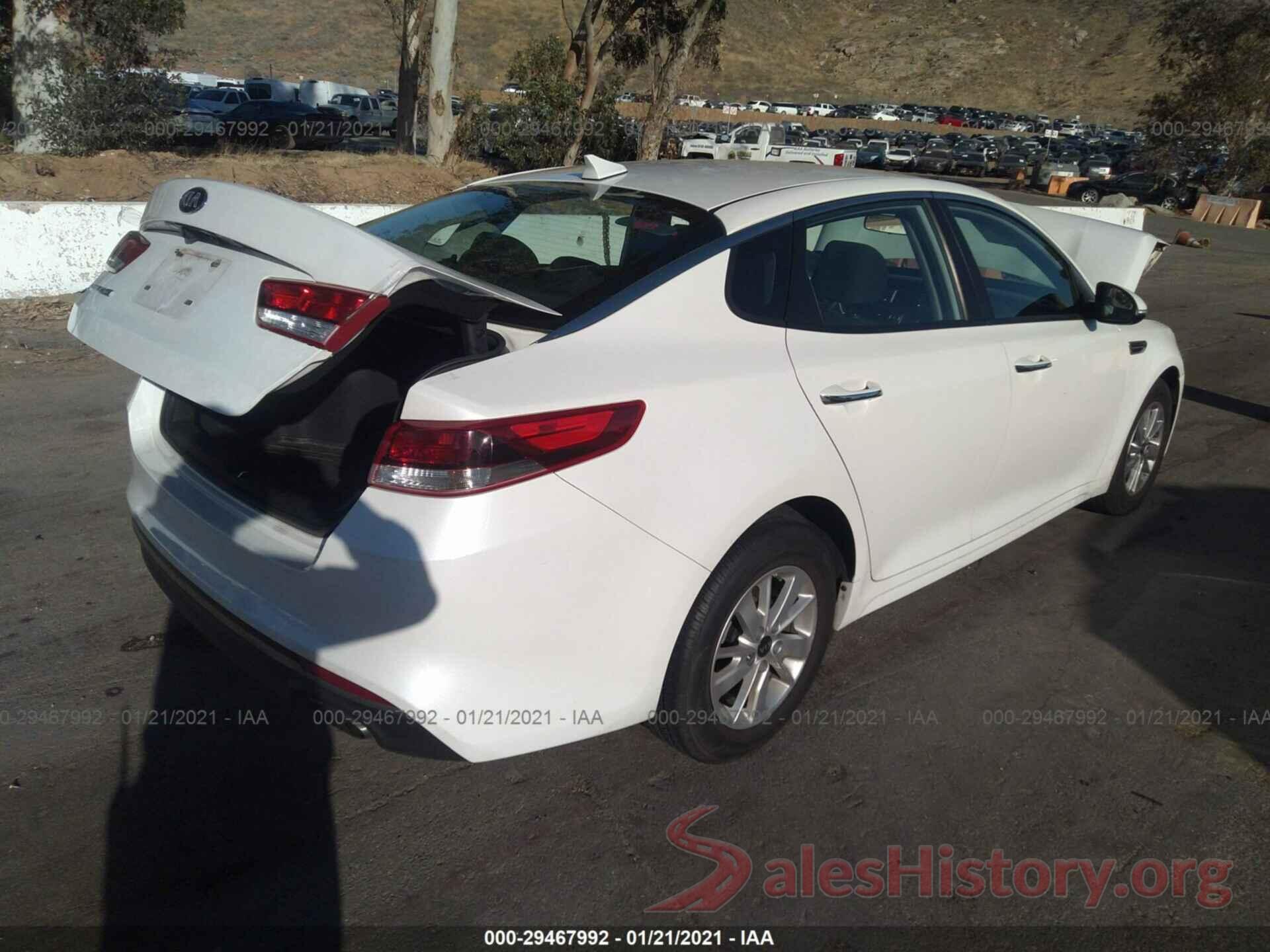 KNAGT4L34G5093814 2016 KIA OPTIMA