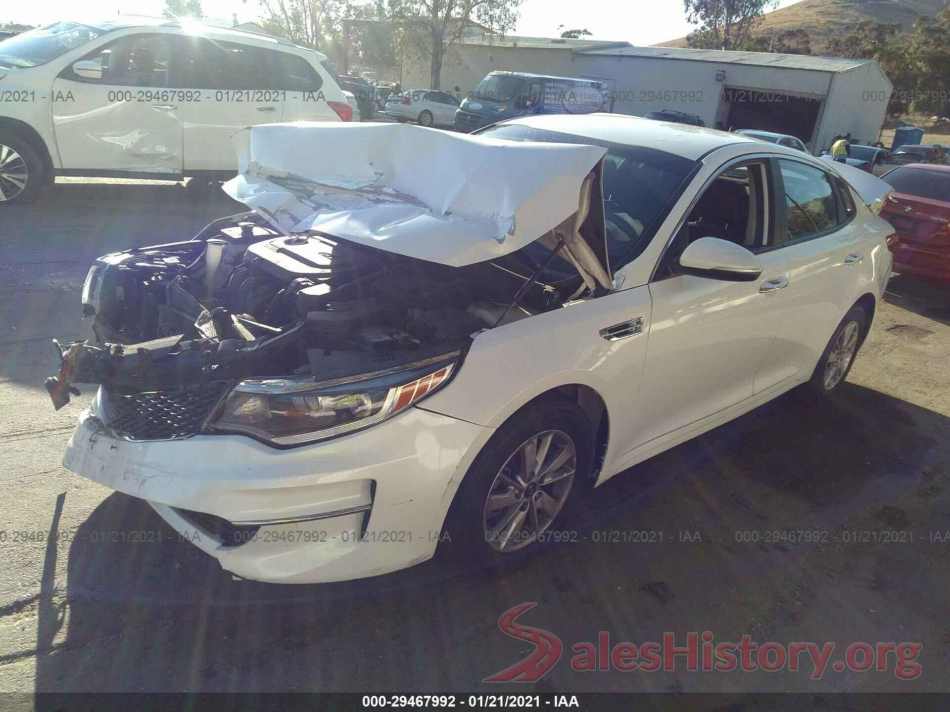 KNAGT4L34G5093814 2016 KIA OPTIMA