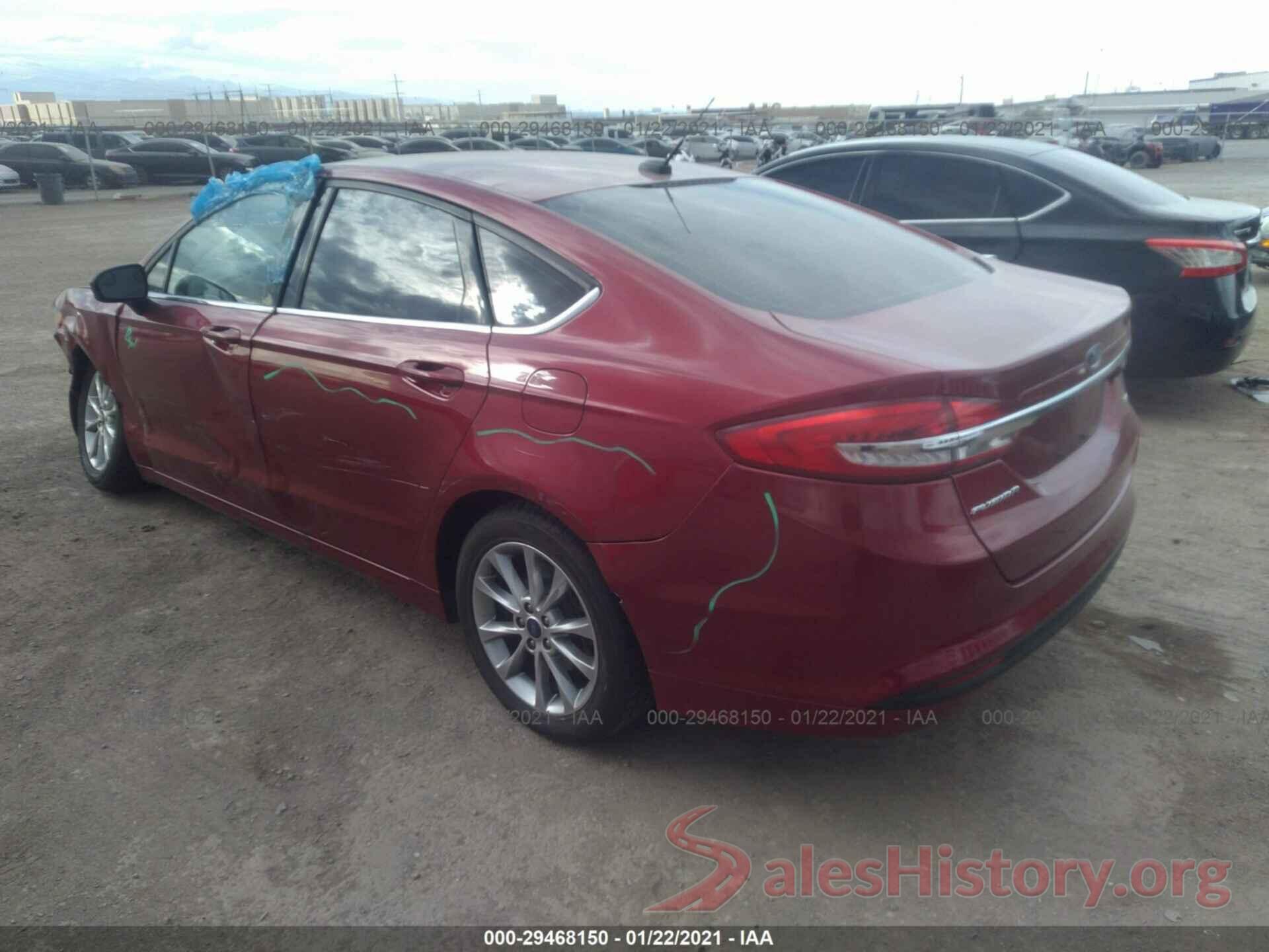 3FA6P0H73HR187274 2017 FORD FUSION