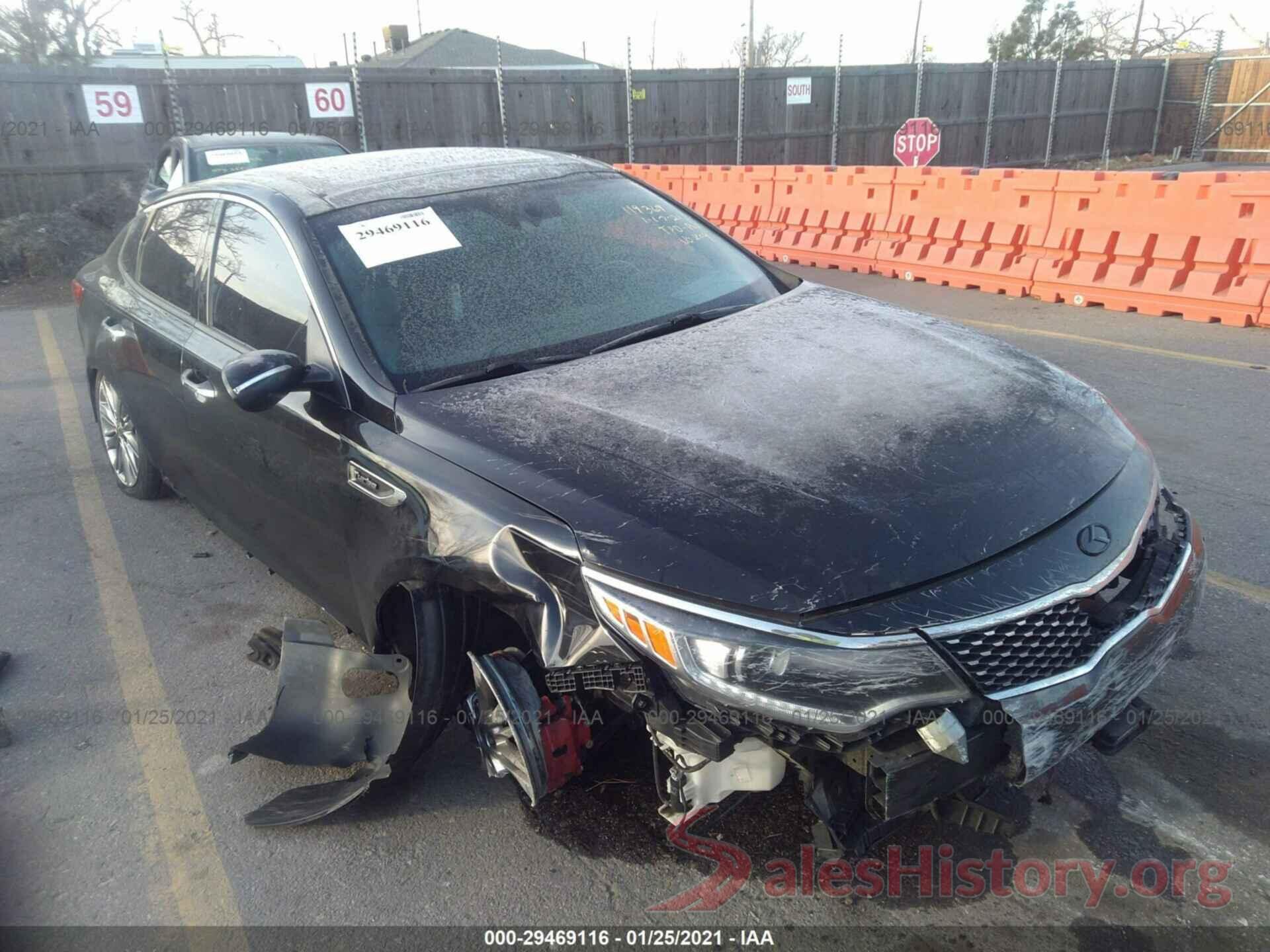 5XXGV4L28GG113224 2016 KIA OPTIMA