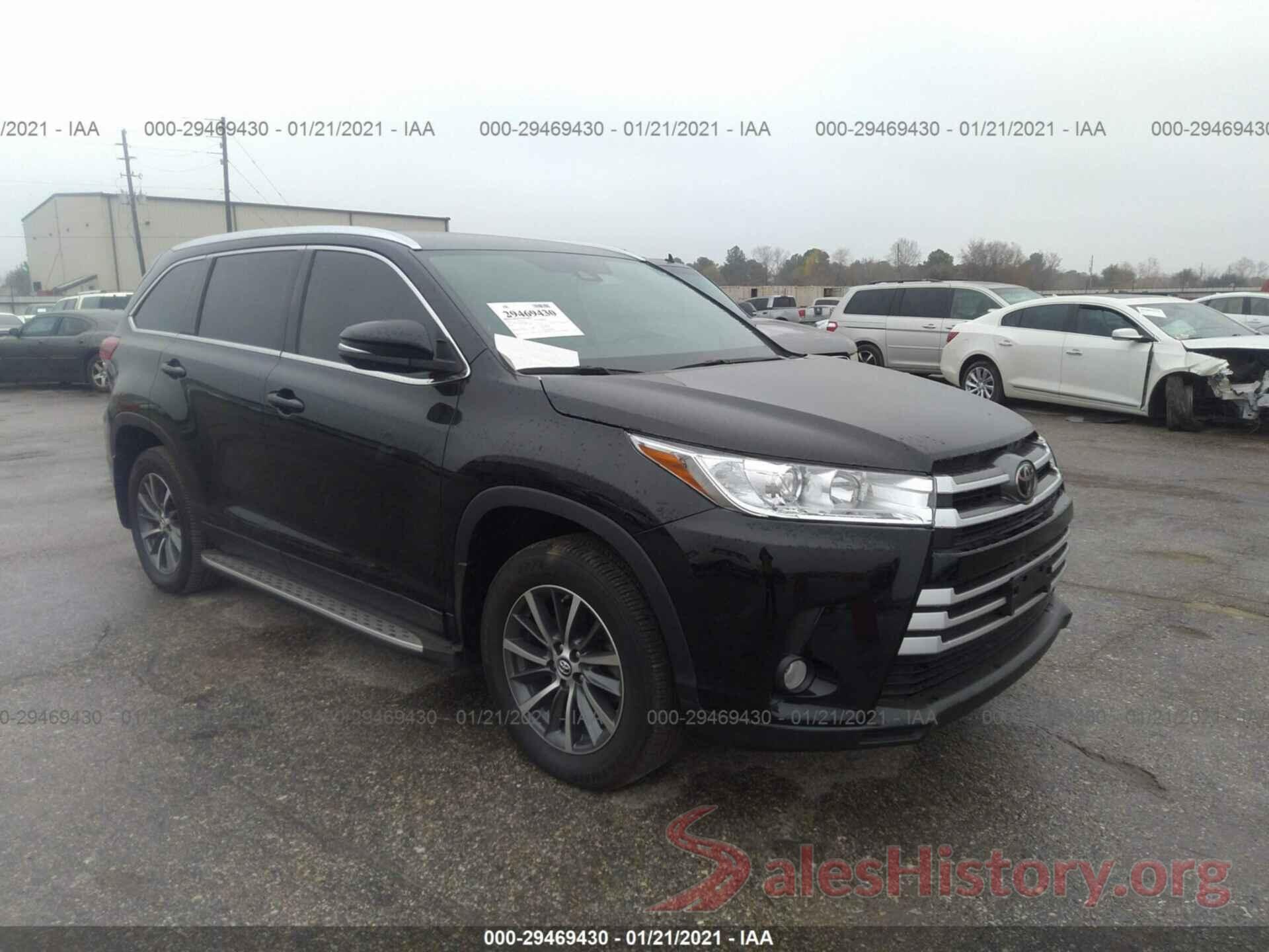 5TDKZRFH3KS365160 2019 TOYOTA HIGHLANDER