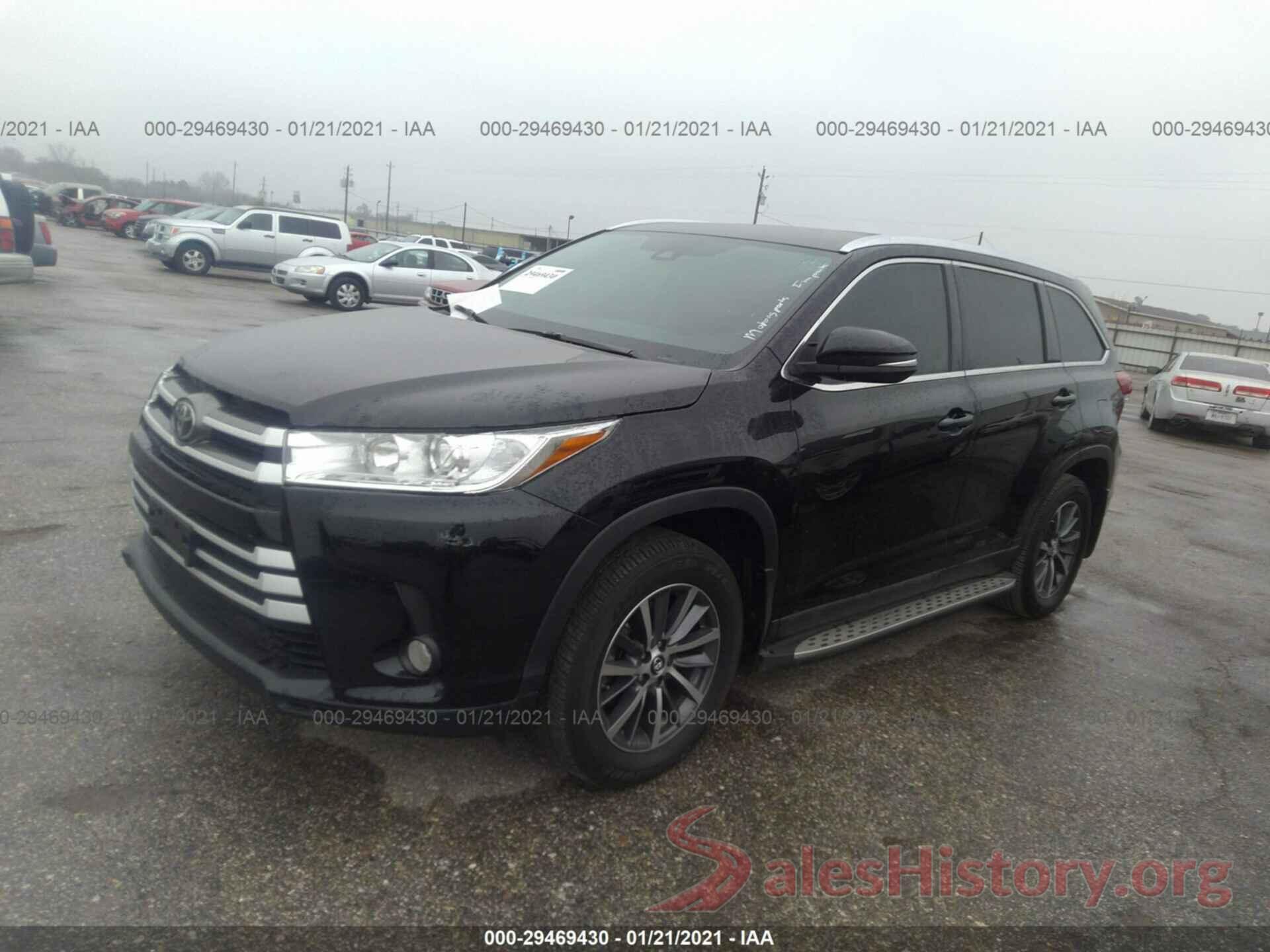 5TDKZRFH3KS365160 2019 TOYOTA HIGHLANDER