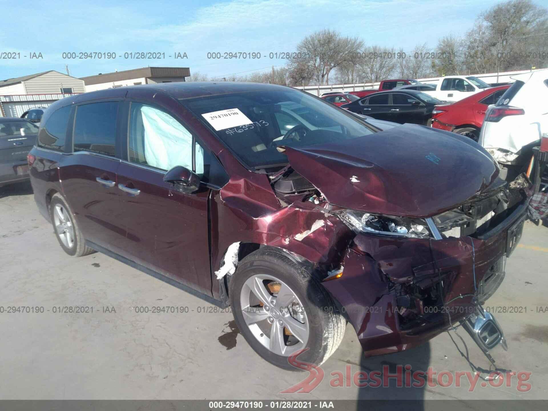 5FNRL6H77LB063573 2020 HONDA ODYSSEY