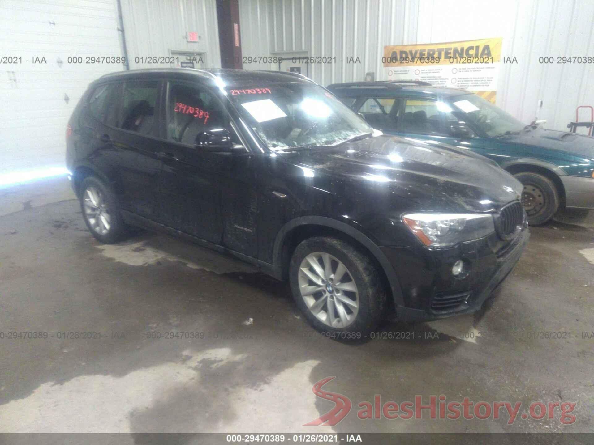 5UXWX9C38H0W67182 2017 BMW X3