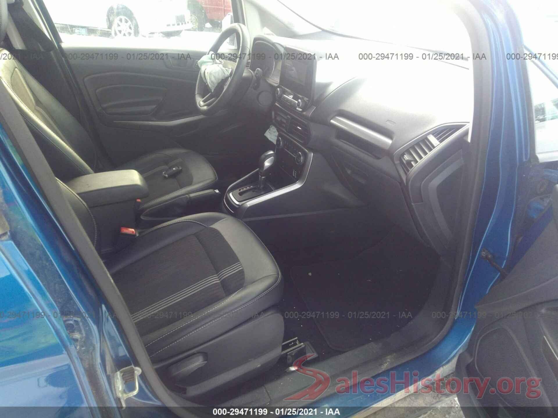 MAJ6S3JL4KC271066 2019 FORD ECOSPORT