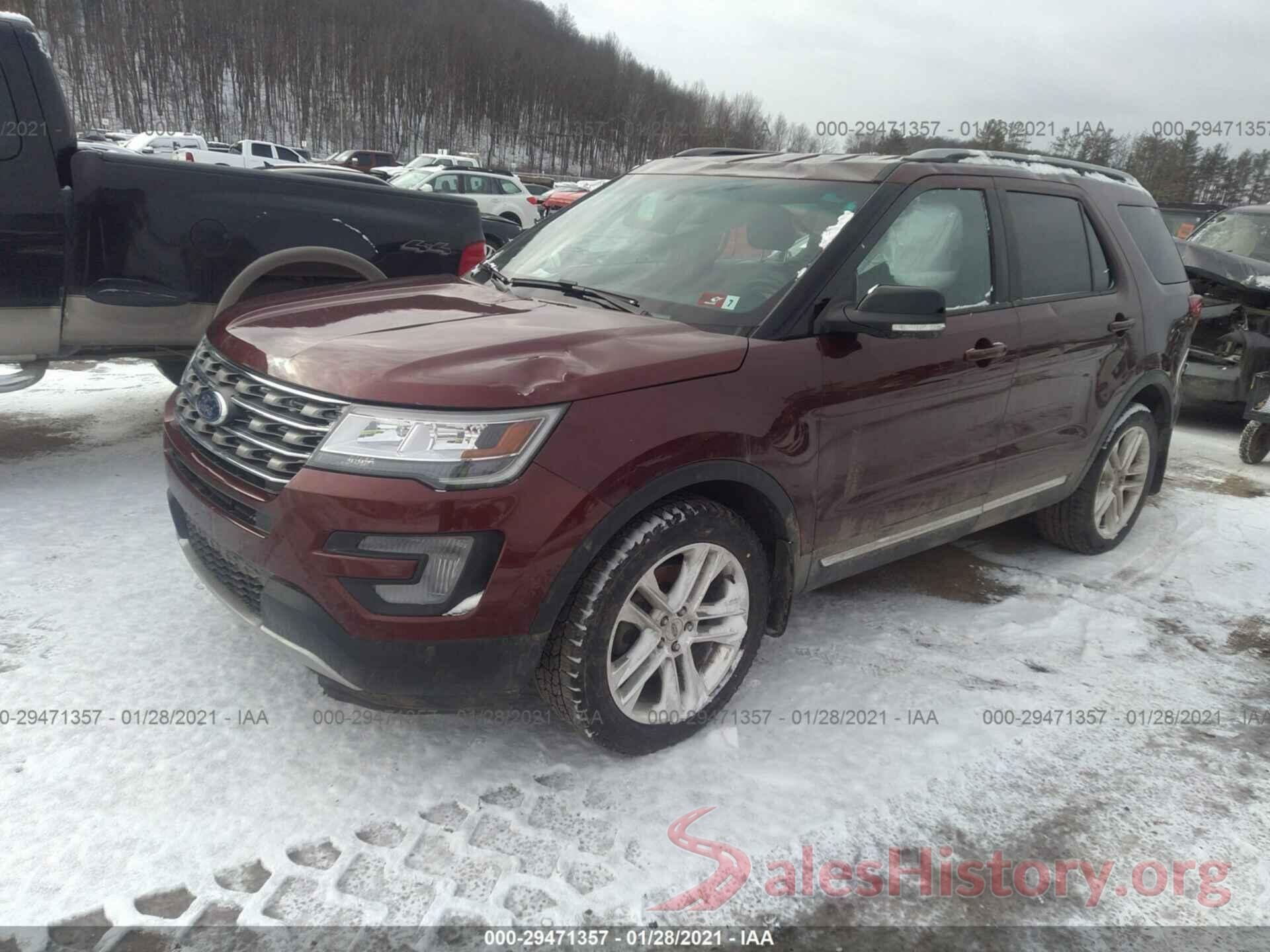 1FM5K8D83GGD00496 2016 FORD EXPLORER