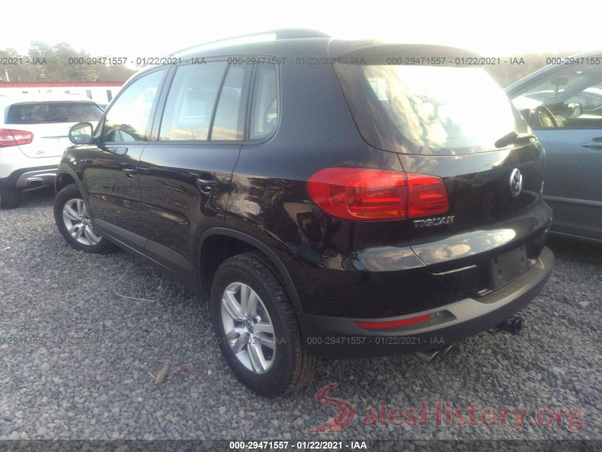 WVGBV7AX3GW001774 2016 VOLKSWAGEN TIGUAN