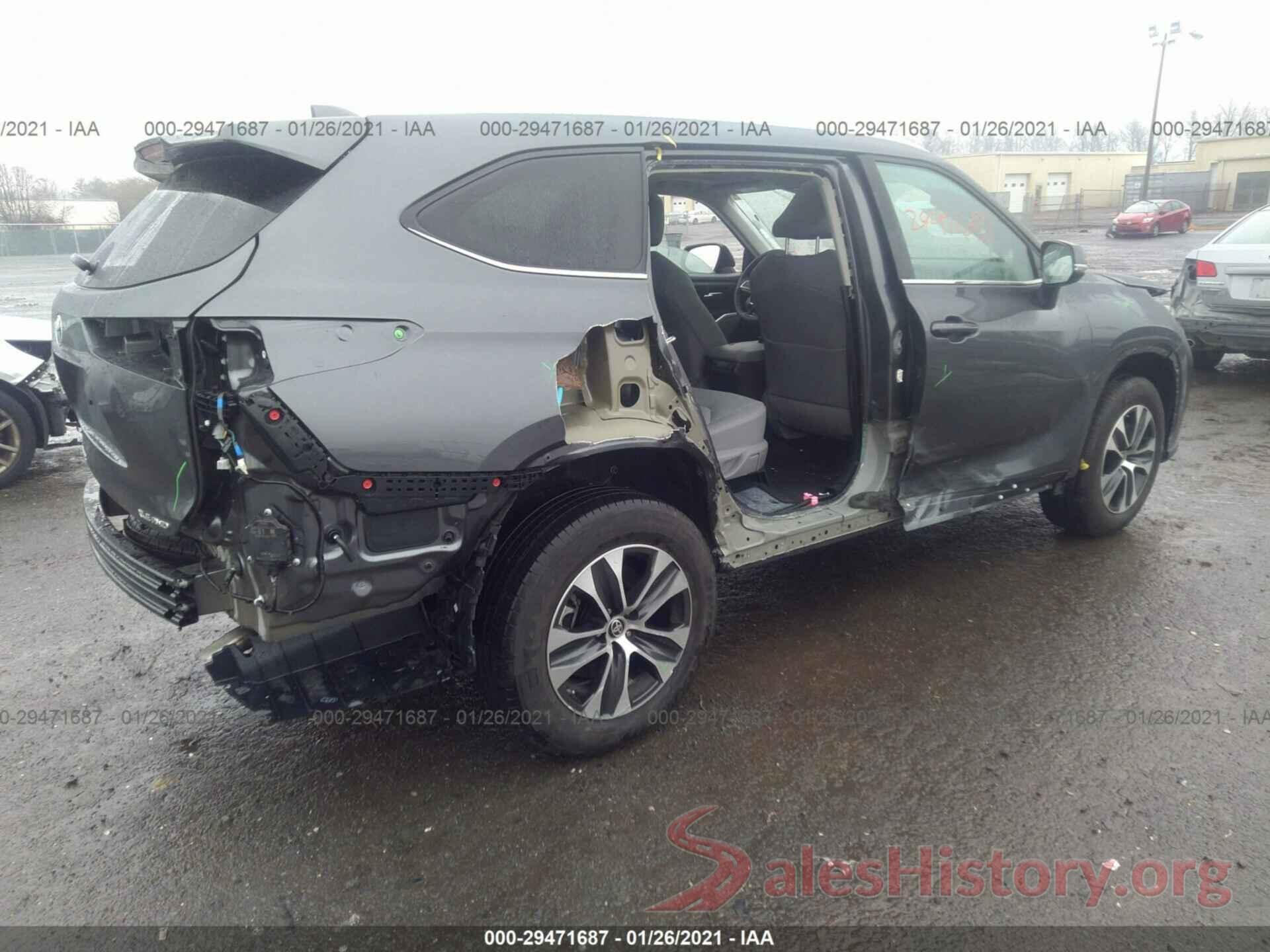 5TDHZRBH1LS039942 2020 TOYOTA HIGHLANDER