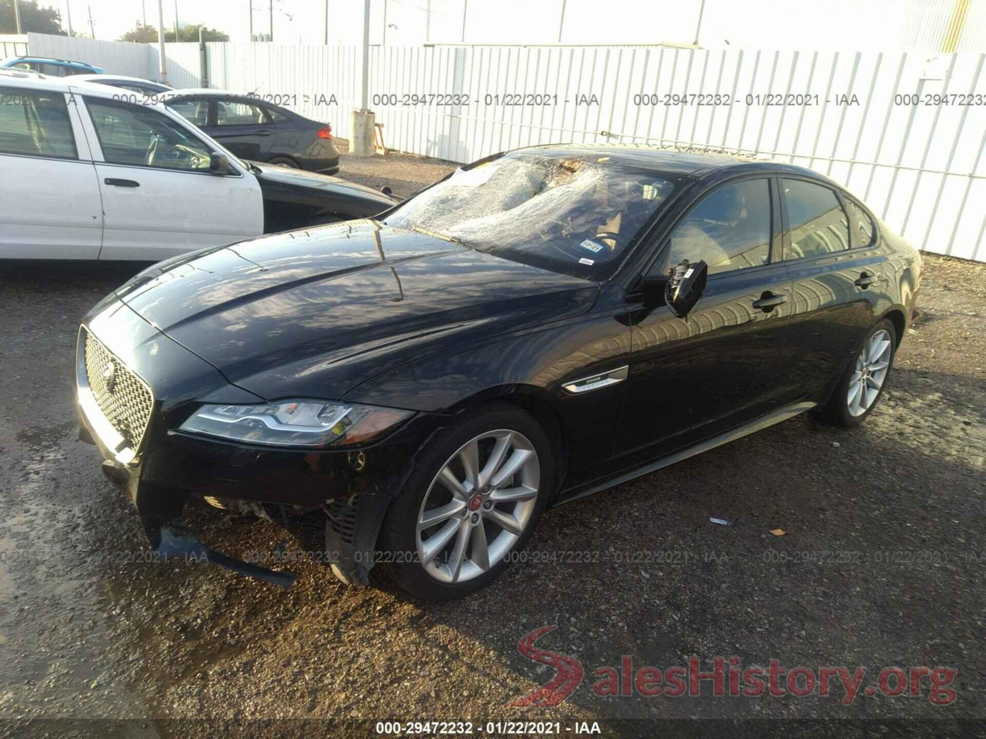 SAJBF4BV4GCY04156 2016 JAGUAR XF