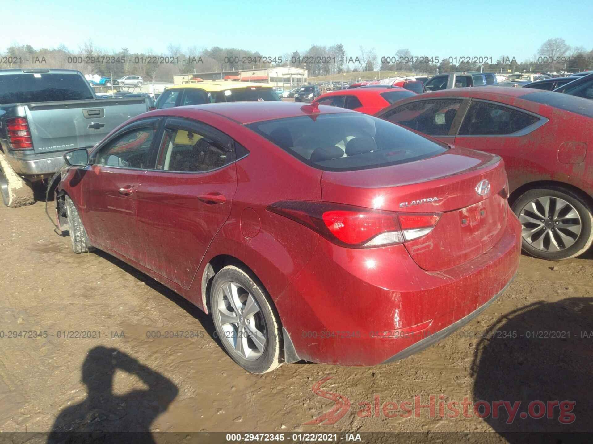 KMHDH4AE6GU582549 2016 HYUNDAI ELANTRA